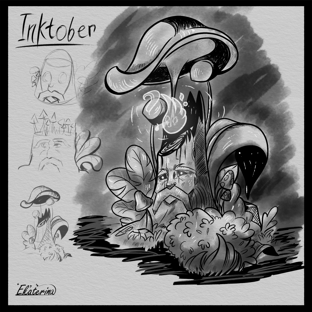 Through The Forest|Inktober 2022 — Изображение №17 — Иллюстрация, Графика на Dprofile