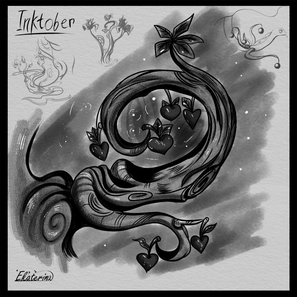 Through The Forest|Inktober 2022 — Изображение №20 — Иллюстрация, Графика на Dprofile