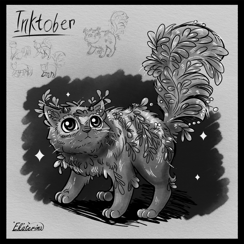 Through The Forest|Inktober 2022 — Изображение №14 — Иллюстрация, Графика на Dprofile