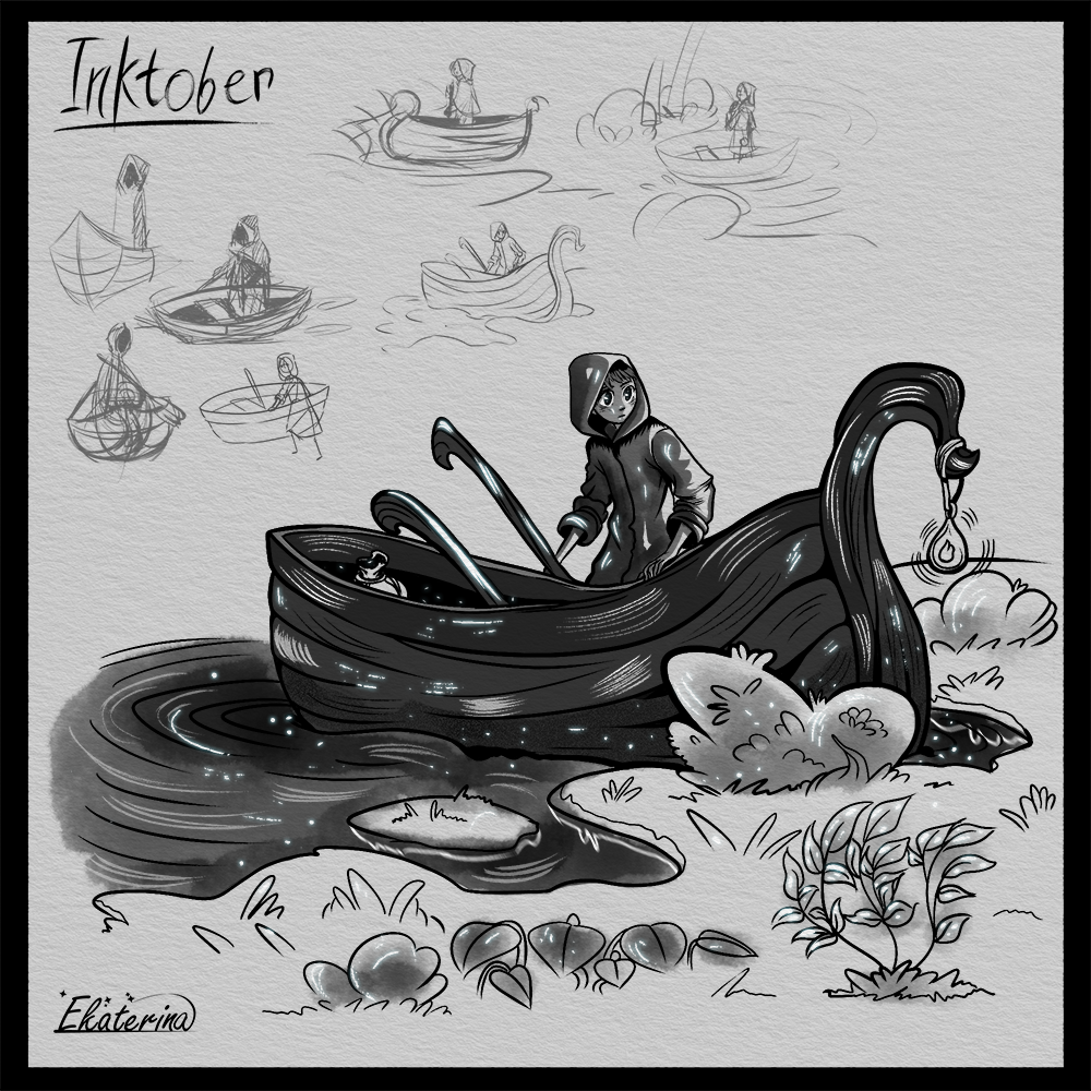 Through The Forest|Inktober 2022 — Изображение №28 — Иллюстрация, Графика на Dprofile