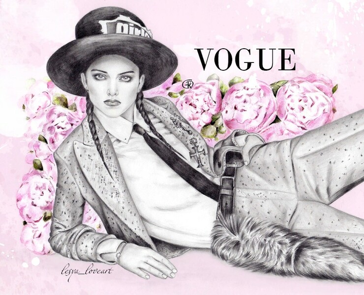 VOGUE. Art — Иллюстрация, Графика на Dprofile