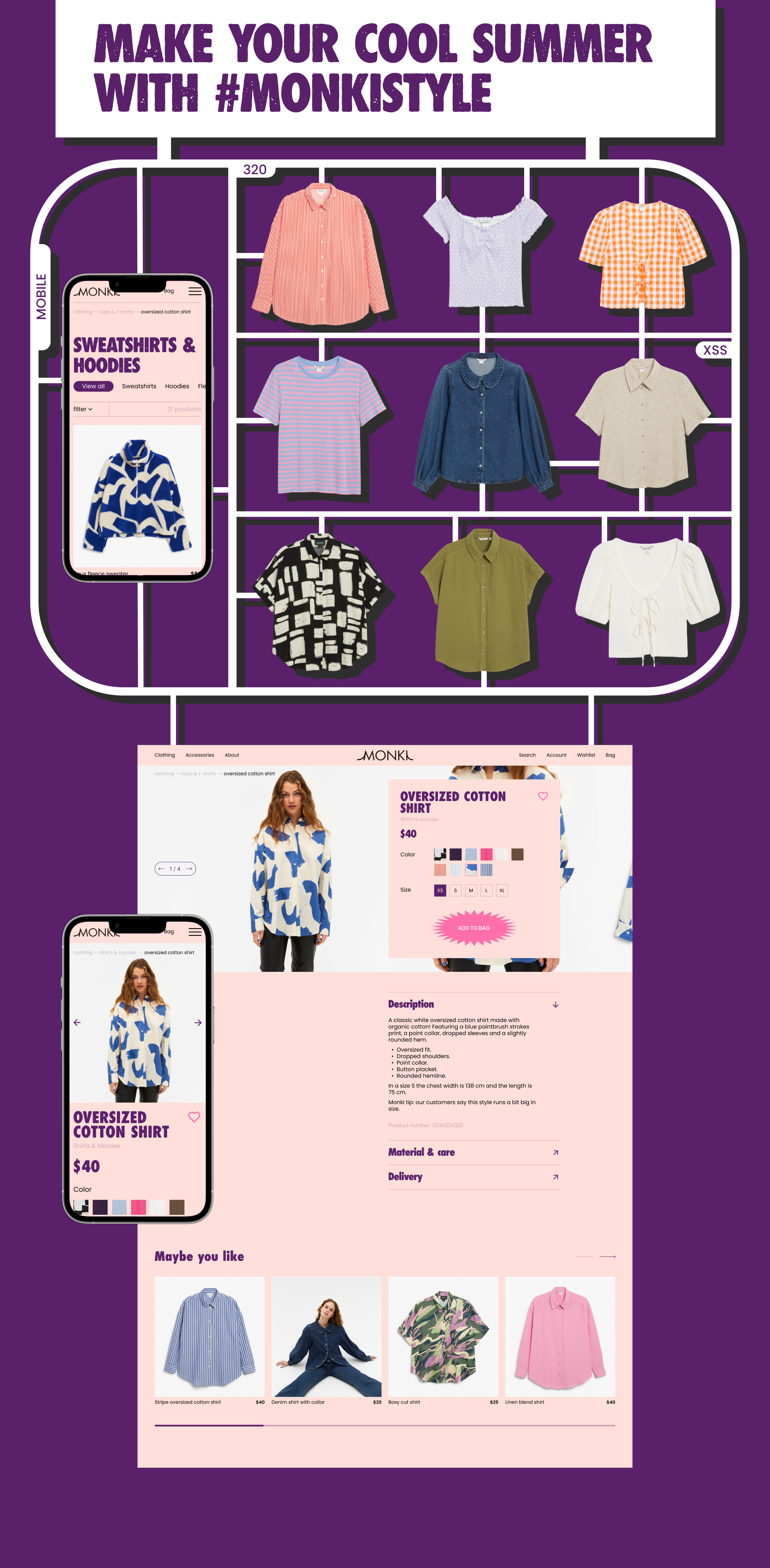 MONKI | E-commerce redesign — Изображение №5 — Интерфейсы на Dprofile