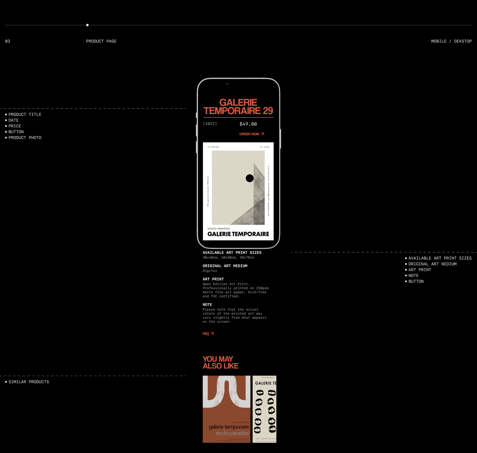 STUDIO PARADISSI | Website redesign — Изображение №6 — Интерфейсы на Dprofile