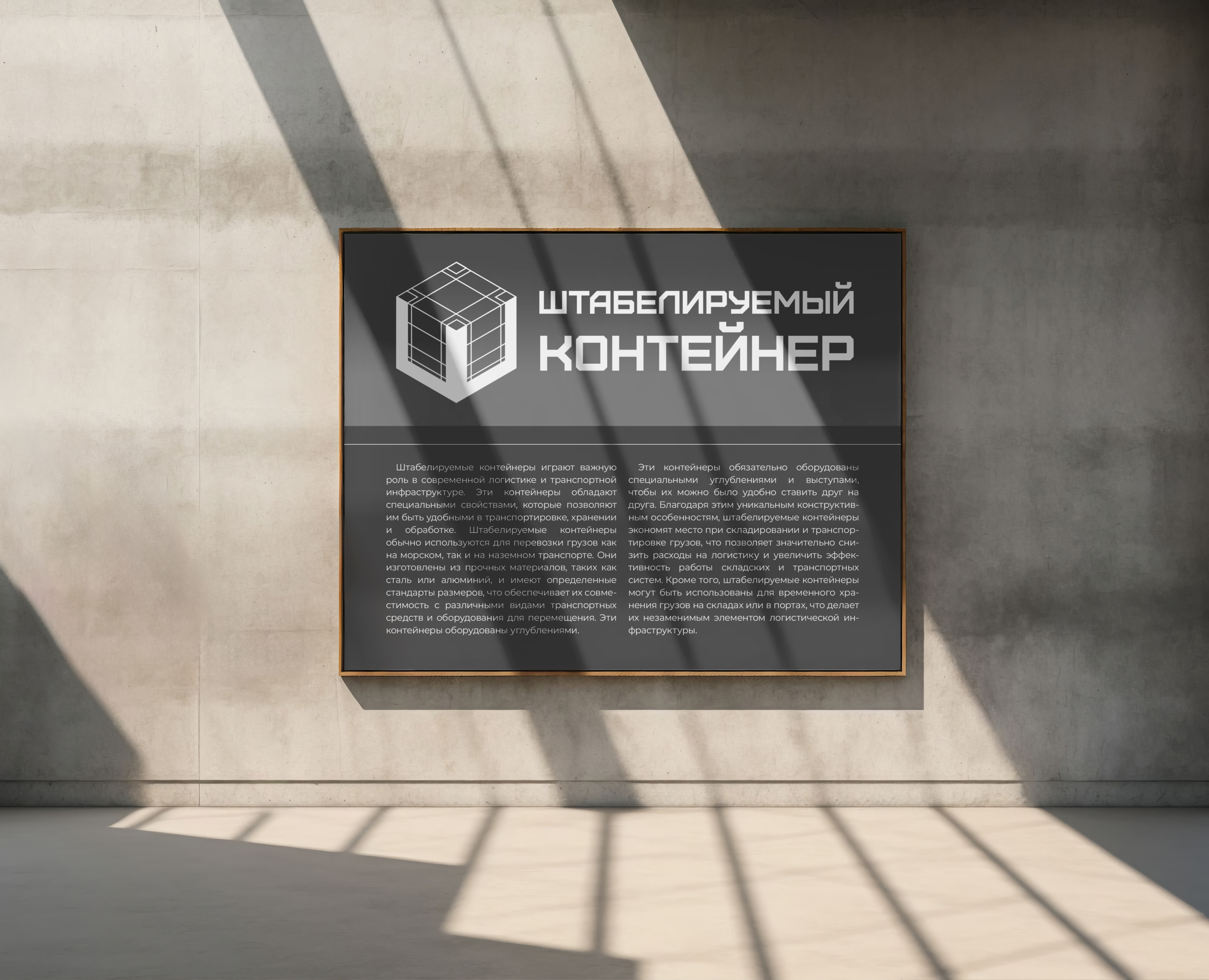 Логотип для Штабелируемого контейнера на Dprofile
