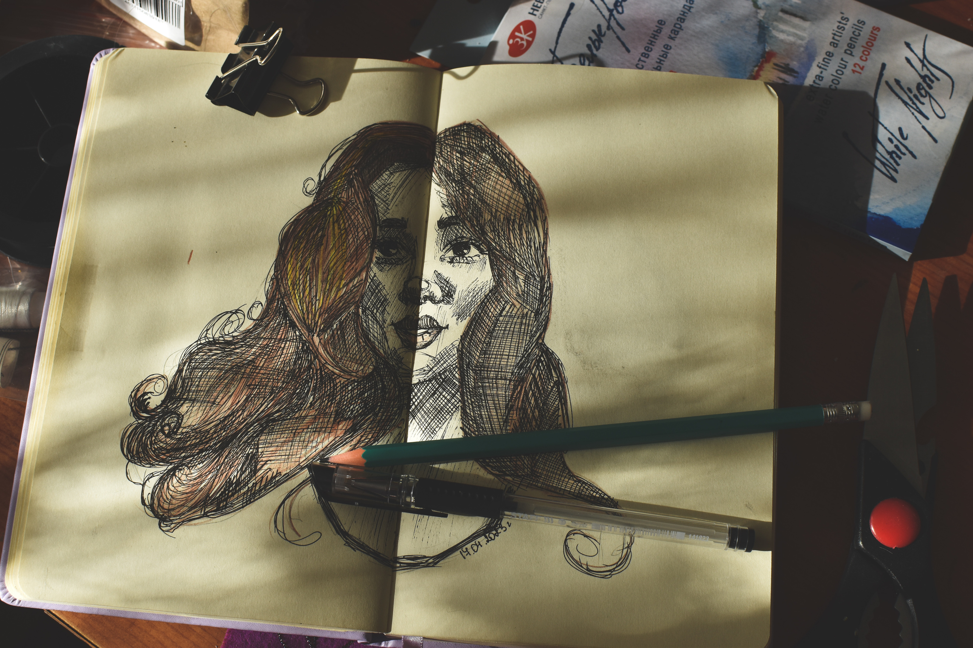 monday sketches. | скетчи понедельника — Изображение №1 — Иллюстрация, Графика на Dprofile