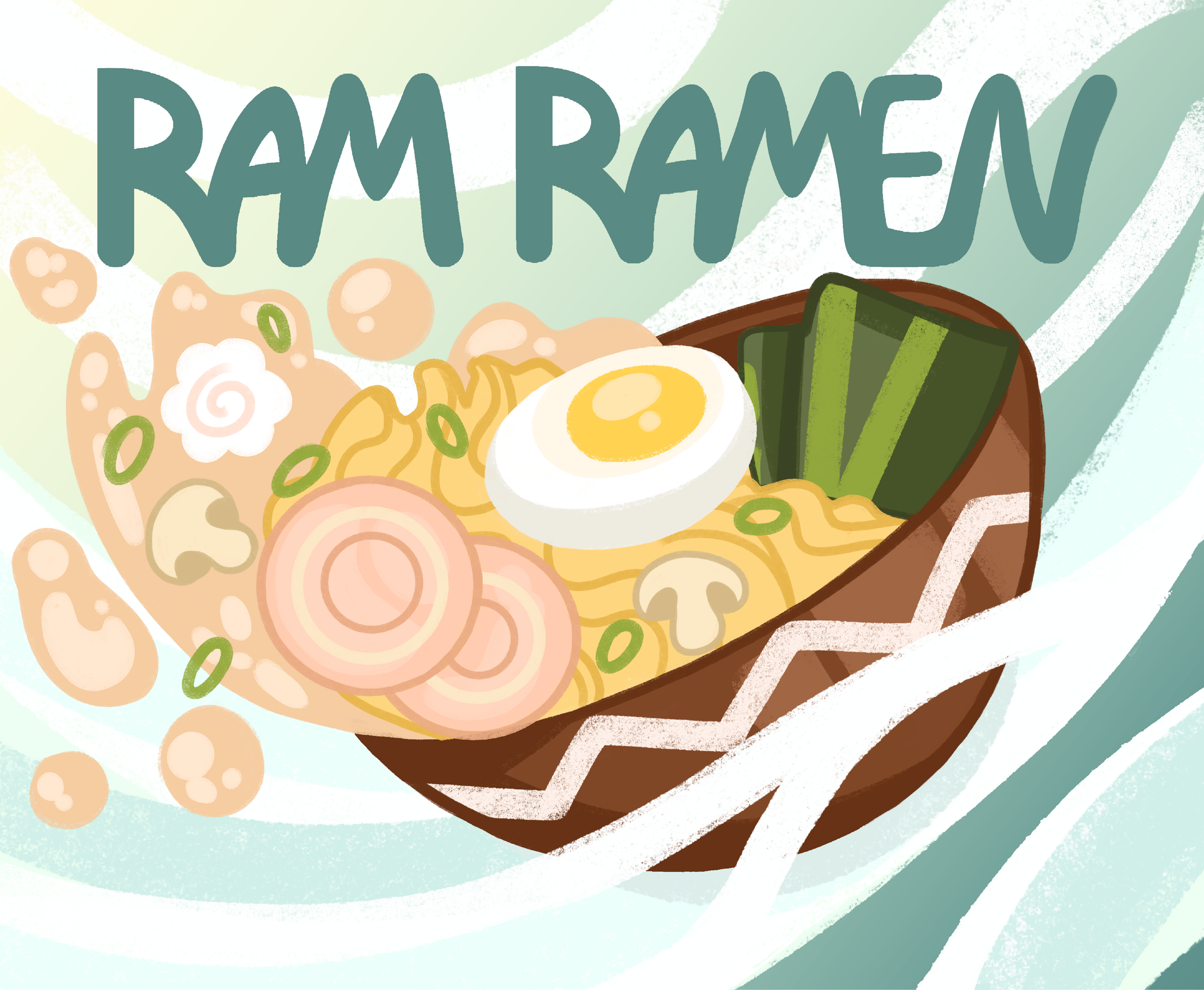 RAM RAMEN RESTAURANT — Изображение №1 — Брендинг, Иллюстрация на Dprofile
