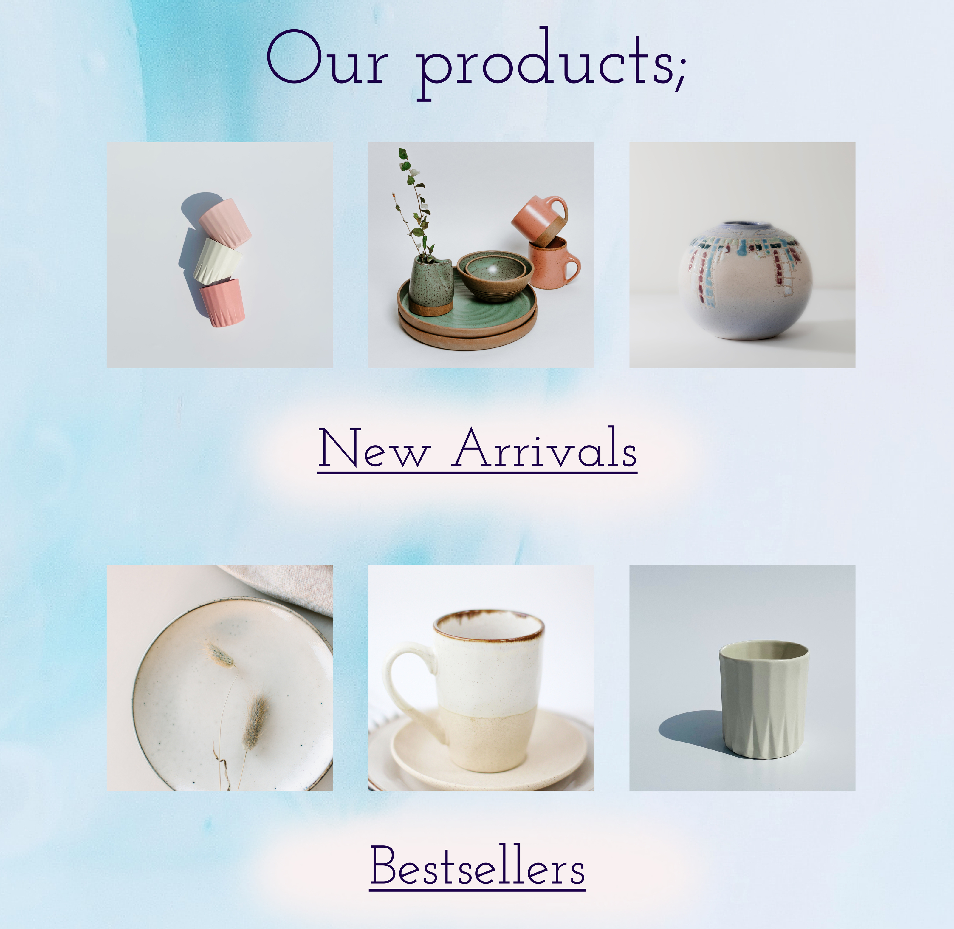 Дизайн лендинга Blueberry Ceramics — Изображение №5 — Интерфейсы, Брендинг на Dprofile
