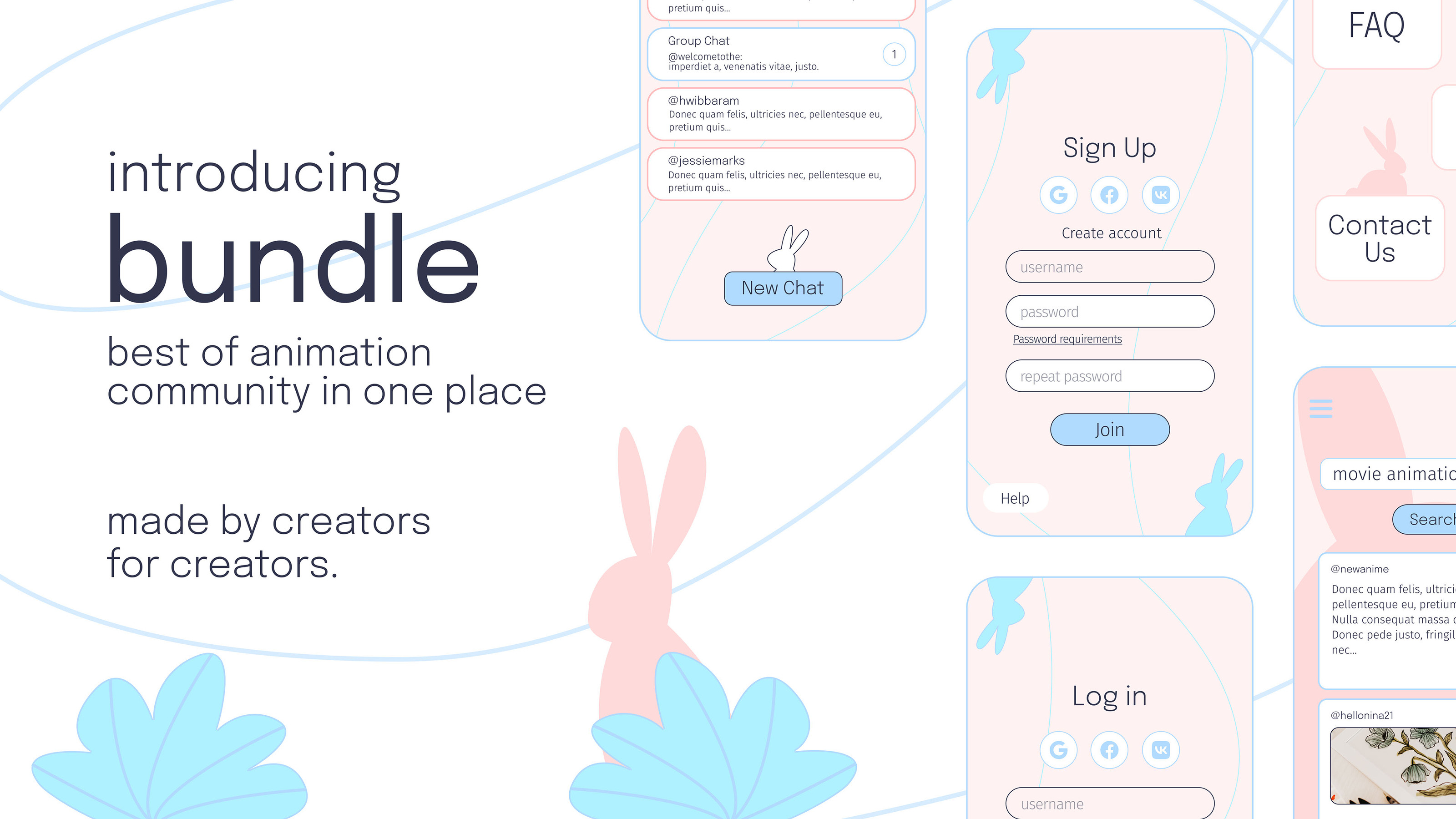 Bundle App Design — Изображение №1 — Иллюстрация, Интерфейсы на Dprofile