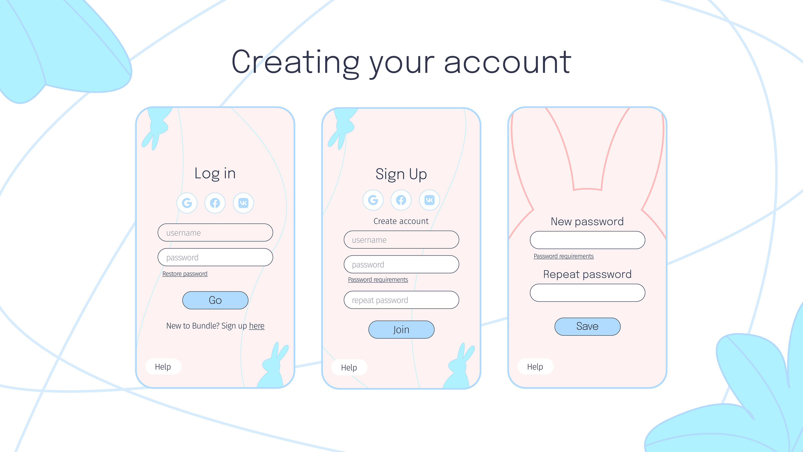 Bundle App Design — Изображение №2 — Иллюстрация, Интерфейсы на Dprofile