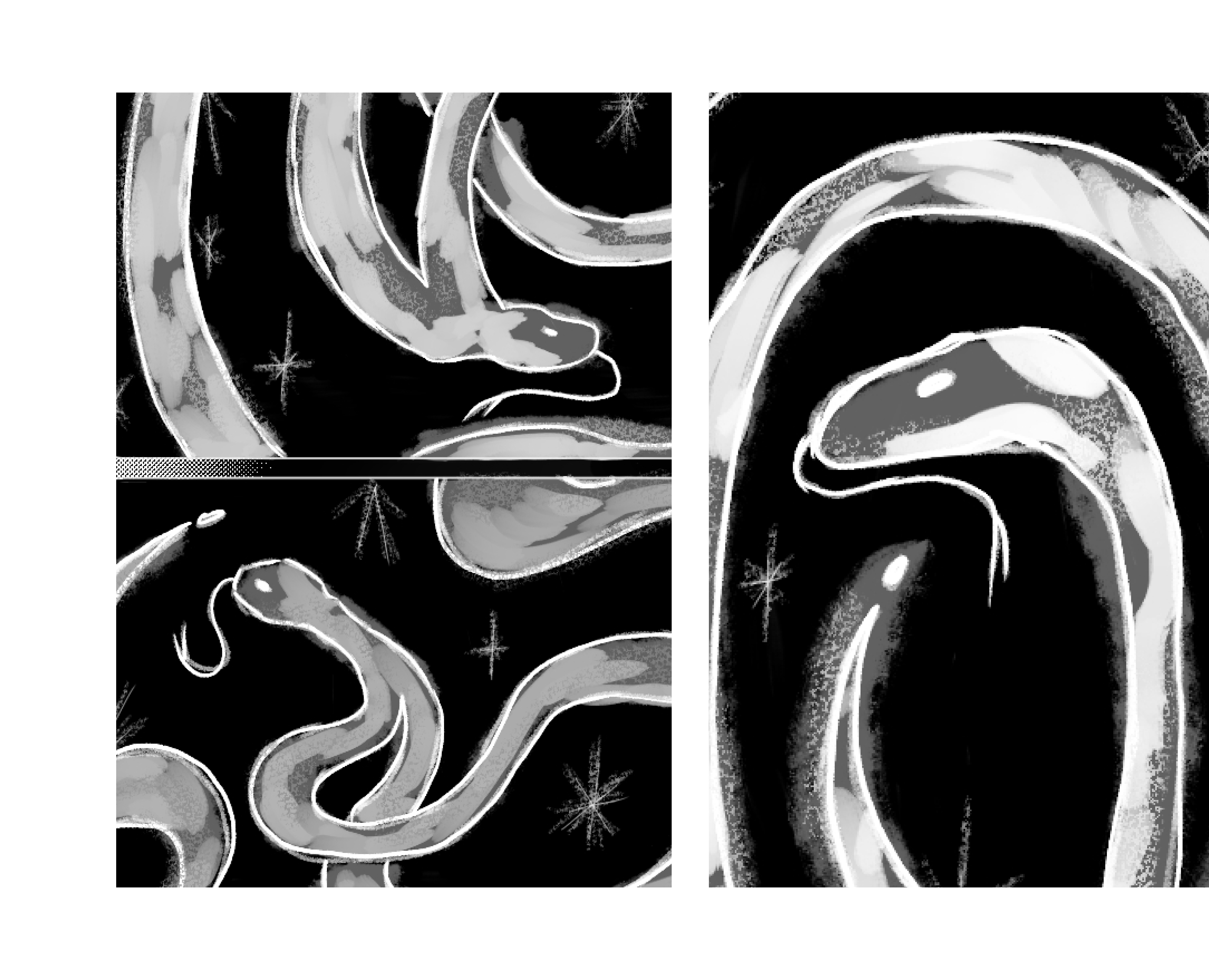 Snakes with Two Tails — Иллюстрация на Dprofile