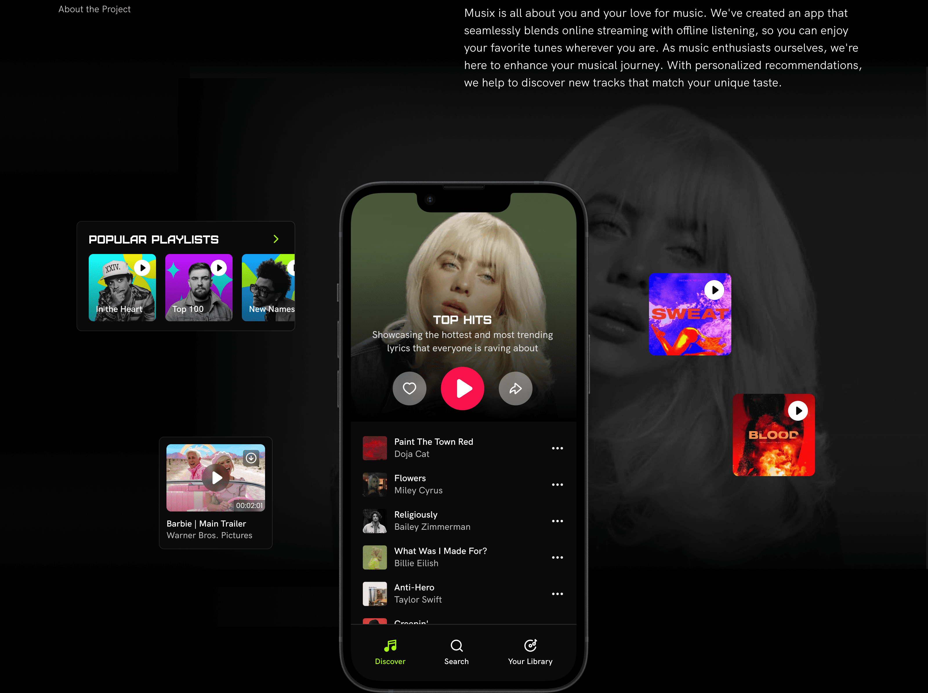 Musix App. Listen to the music offline — Изображение №2 — Интерфейсы, Брендинг на Dprofile