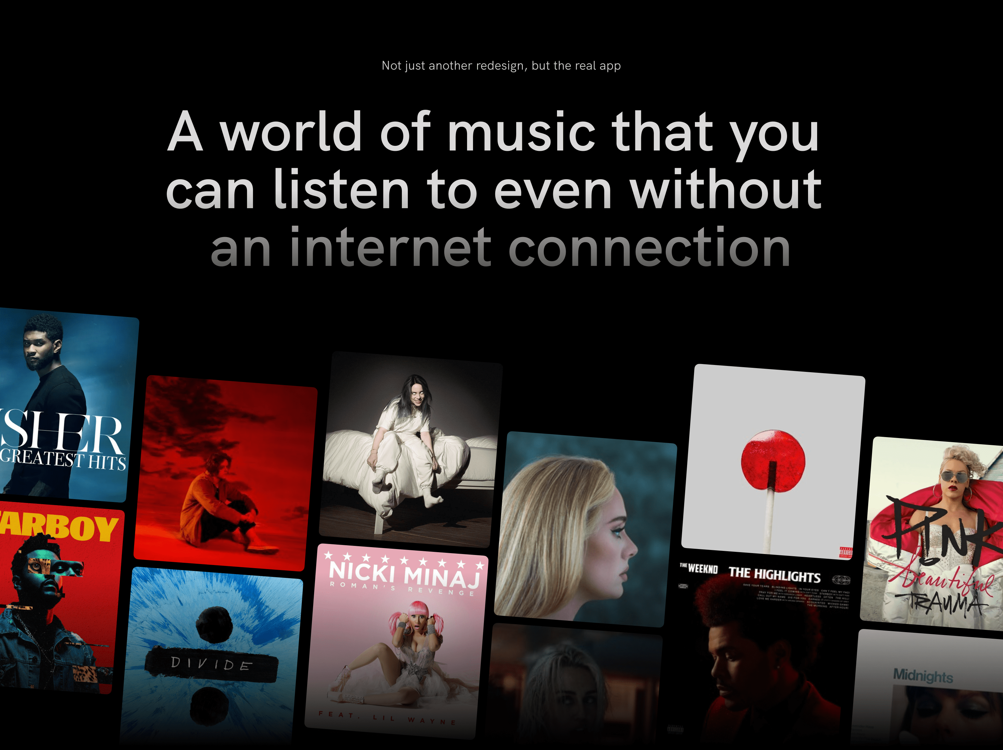 Musix App. Listen to the music offline — Изображение №1 — Интерфейсы, Брендинг на Dprofile