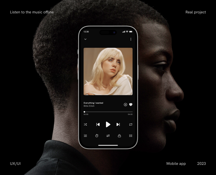 Musix App. Listen to the music offline на Dprofile