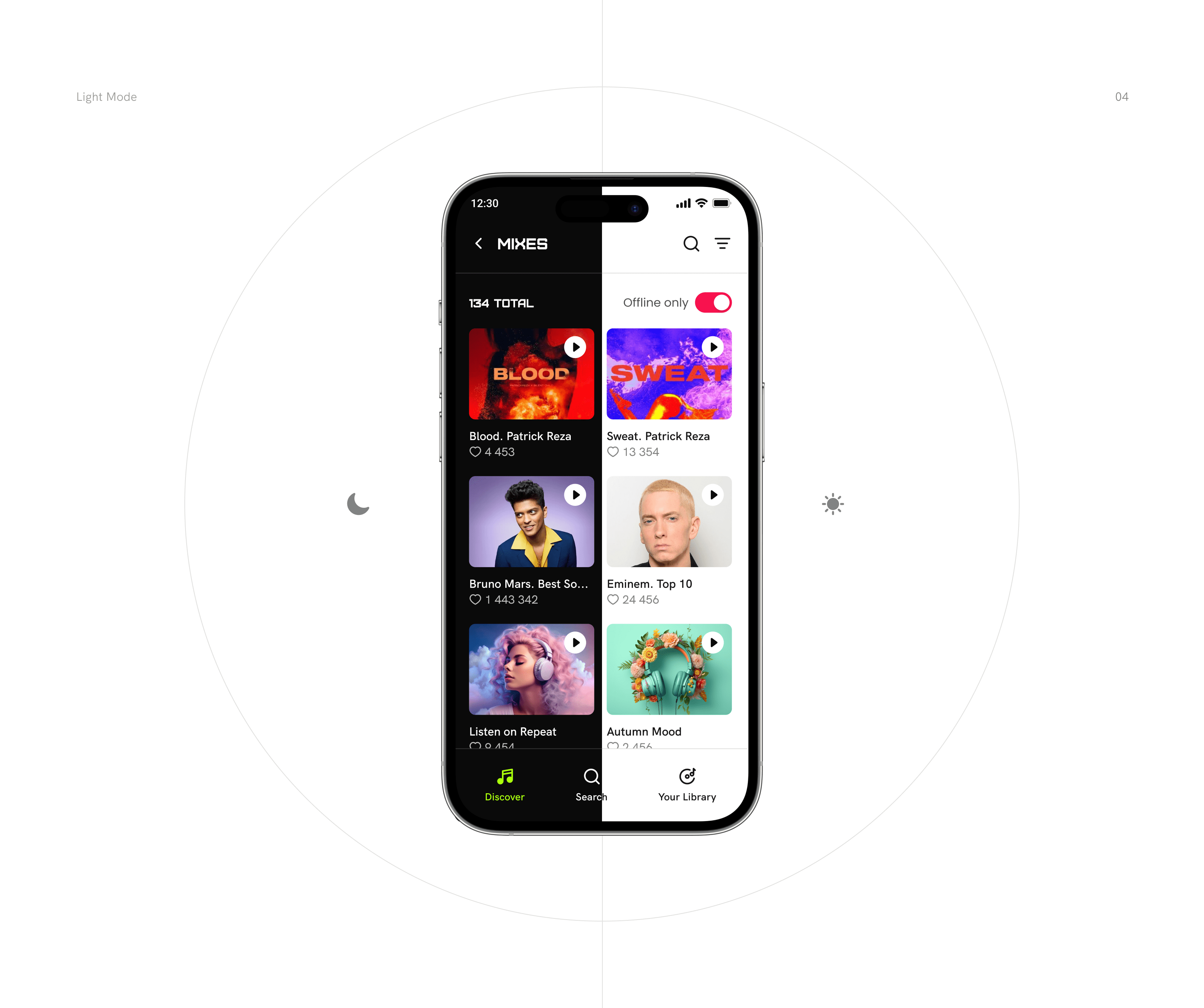 Musix App. Listen to the music offline — Изображение №8 — Интерфейсы, Брендинг на Dprofile