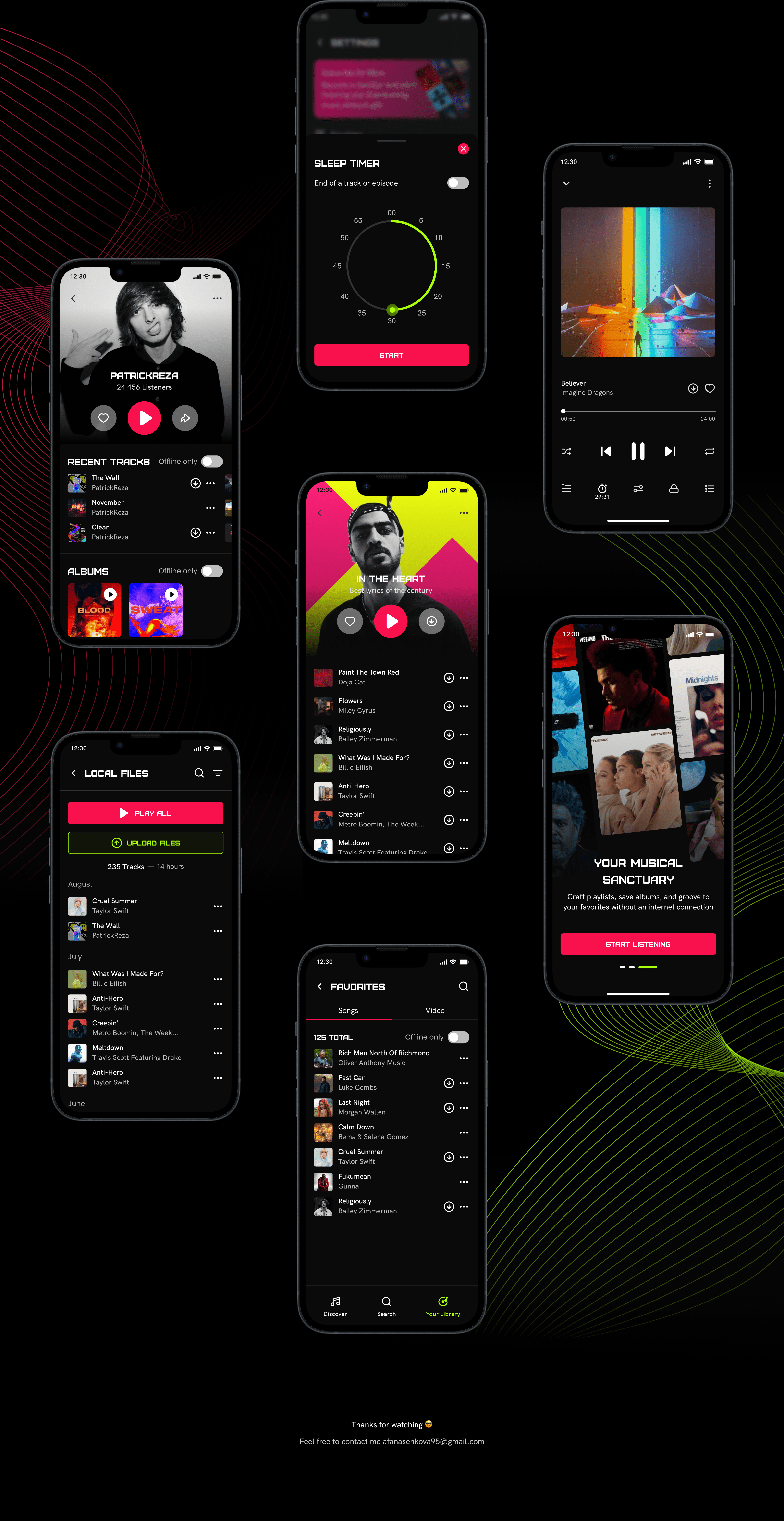 Musix App. Listen to the music offline — Изображение №14 — Интерфейсы, Брендинг на Dprofile