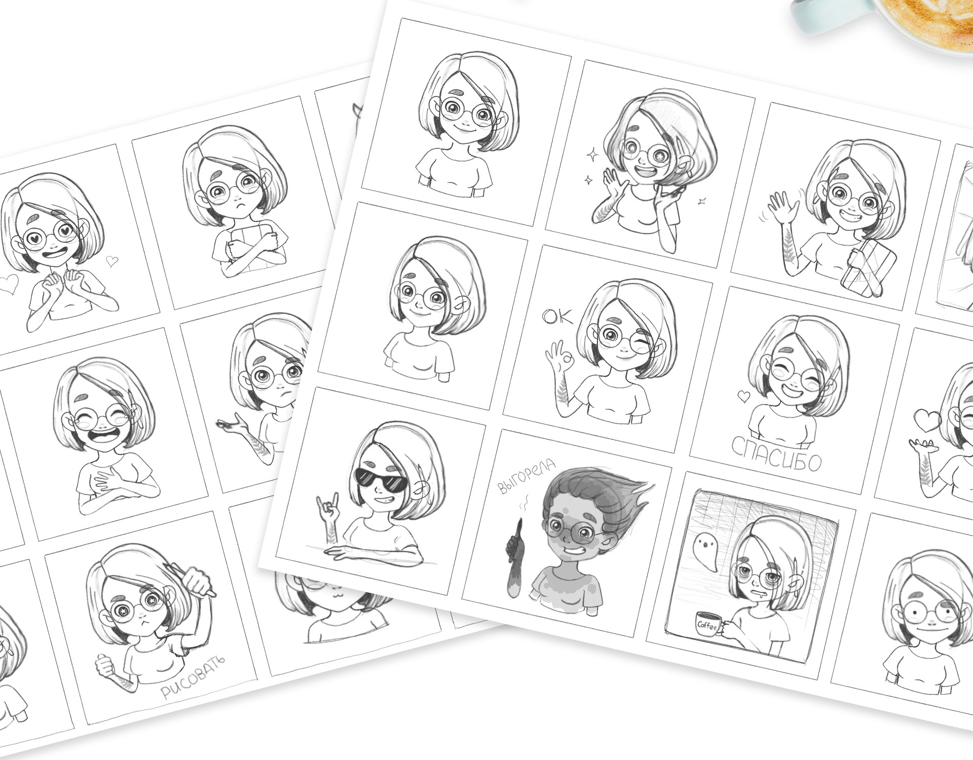 Стикеры для Telegram — Изображение №3 — Иллюстрация, Графика на Dprofile