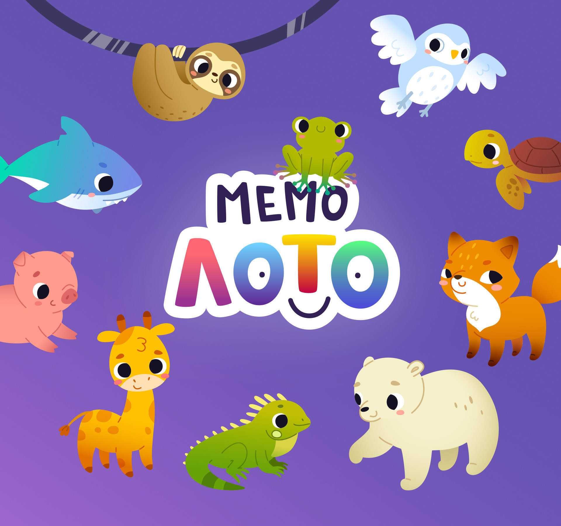 Настольная игра для детей "Мемо лото" — Изображение №1 — Иллюстрация, Графика на Dprofile
