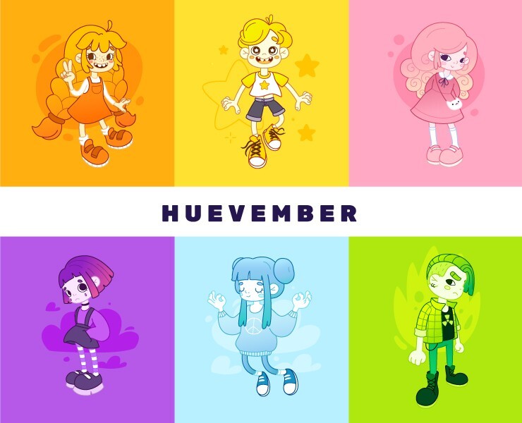 Huevember 2023 — Иллюстрация на Dprofile