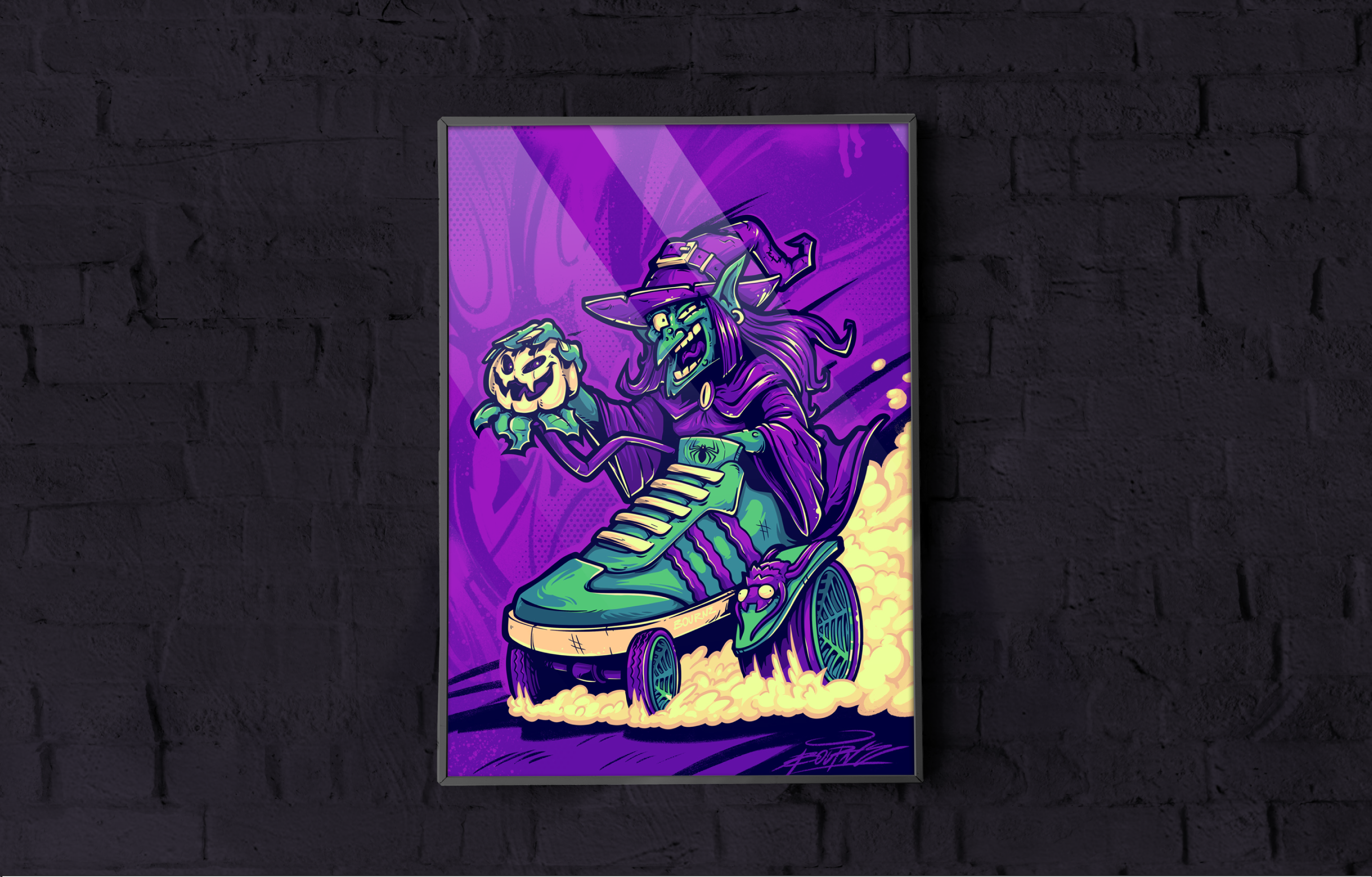 Halloween sneakers — Изображение №2 — Брендинг, Иллюстрация на Dprofile