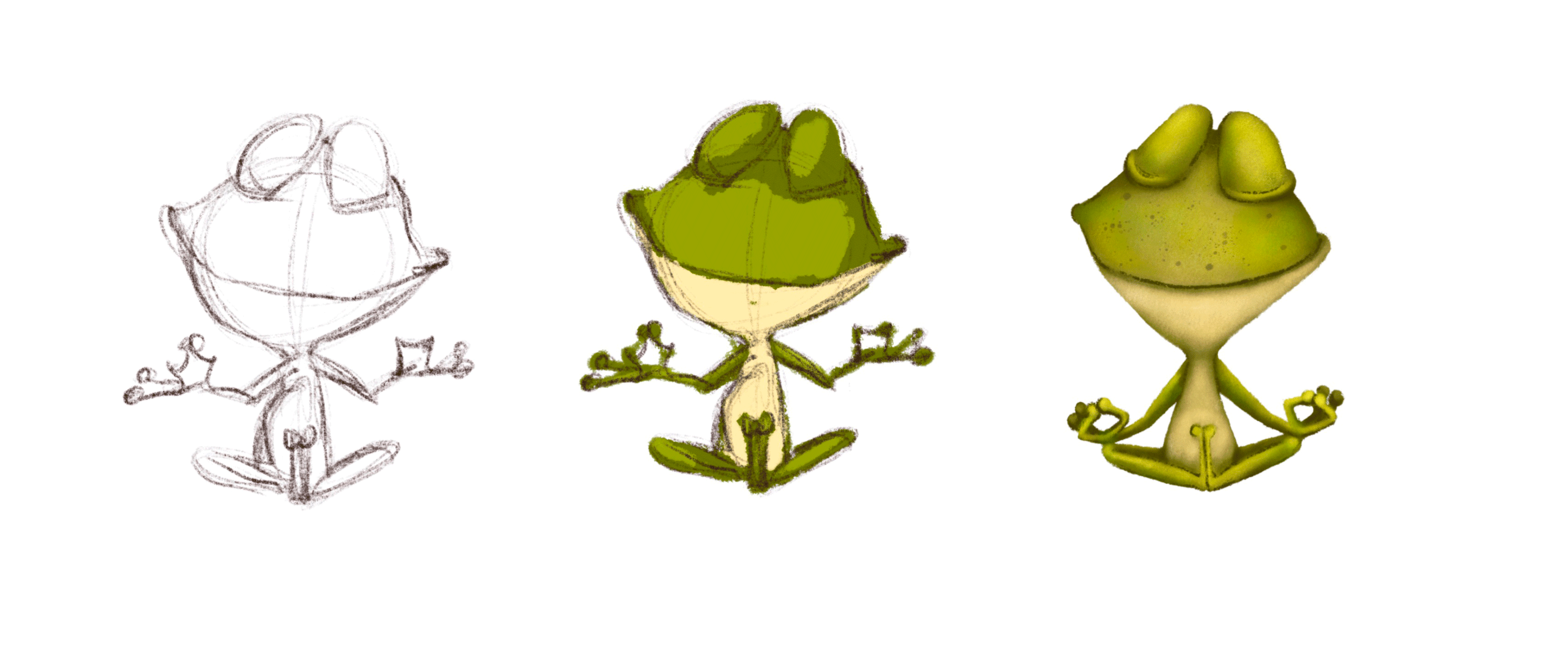 Character design. Cute frogs — Изображение №3 — Иллюстрация, Графика на Dprofile