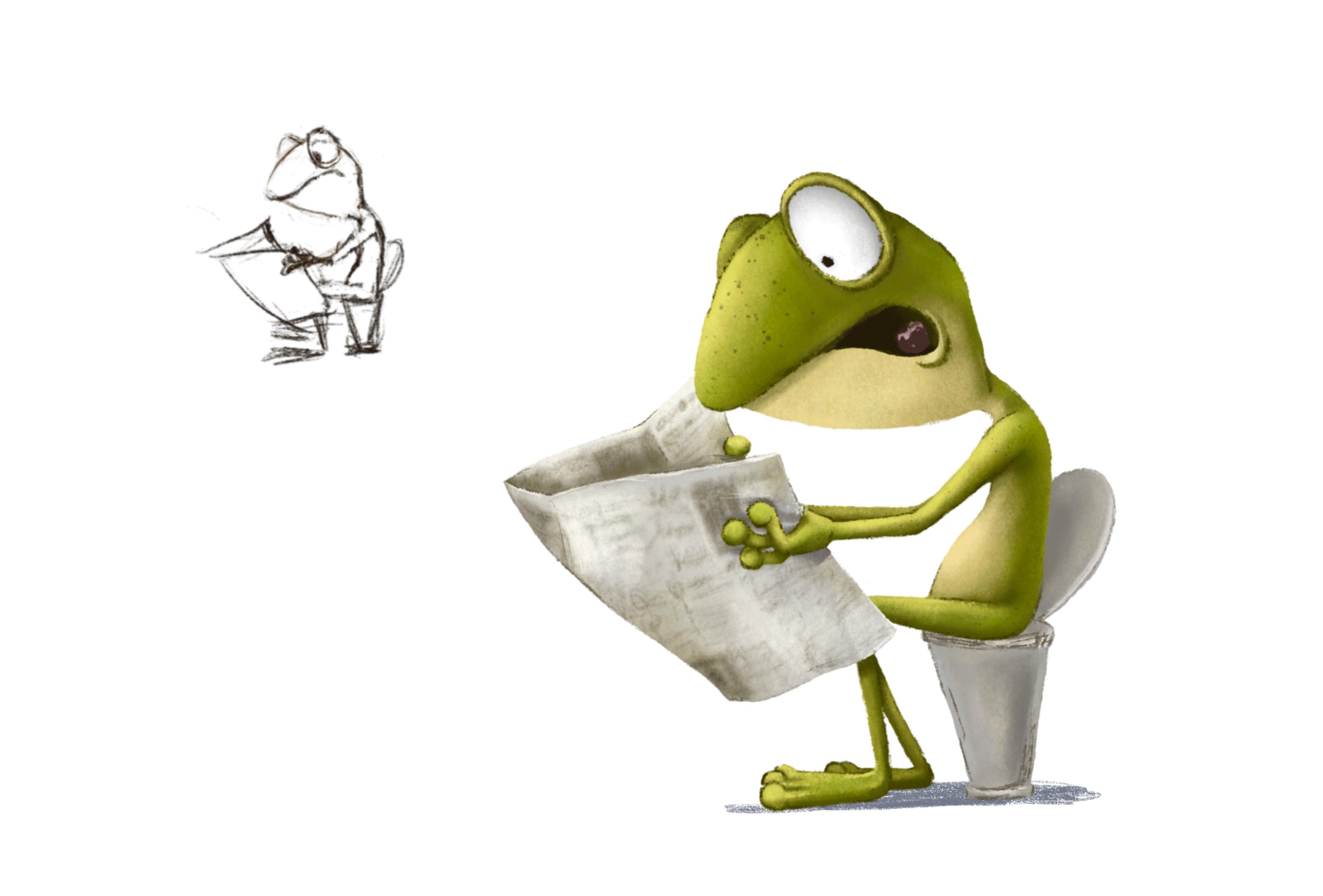 Character design. Cute frogs — Изображение №5 — Иллюстрация, Графика на Dprofile