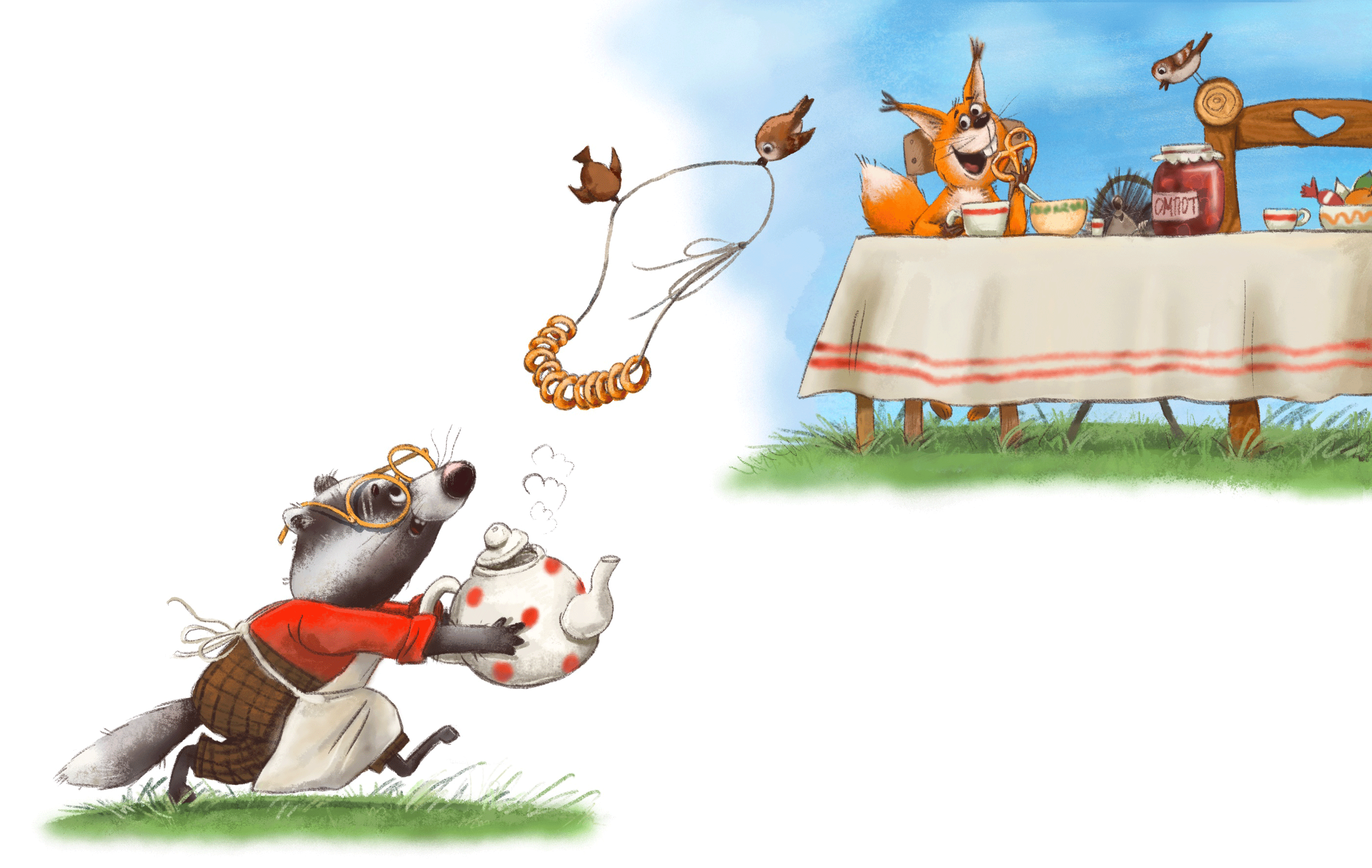 Illustrations for a children's book — Изображение №2 — Иллюстрация, Графика на Dprofile