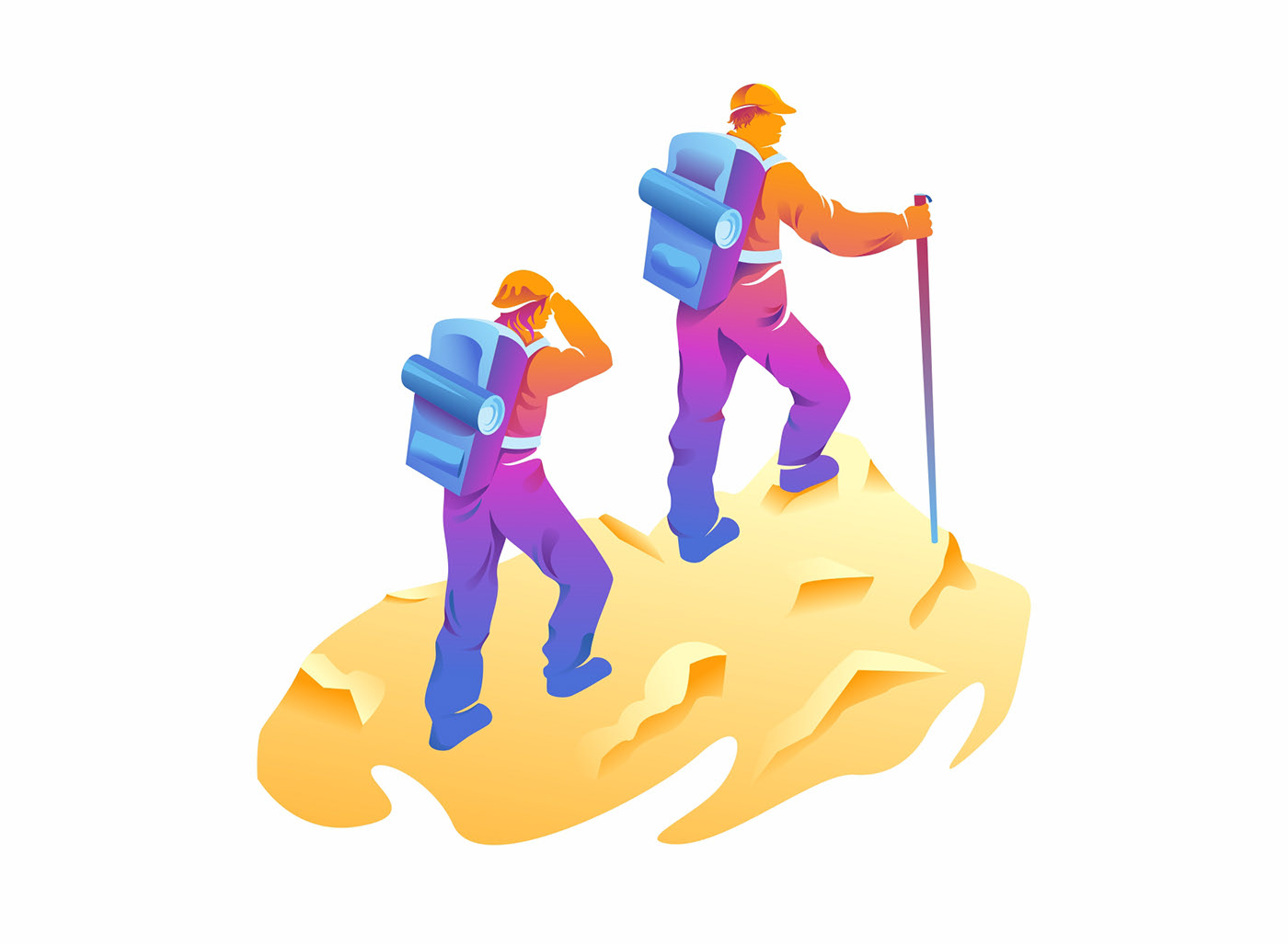 DECORATIVE ILLUSTRATIONS «SUMMER TOURISM» — Изображение №6 — Иллюстрация, Графика на Dprofile