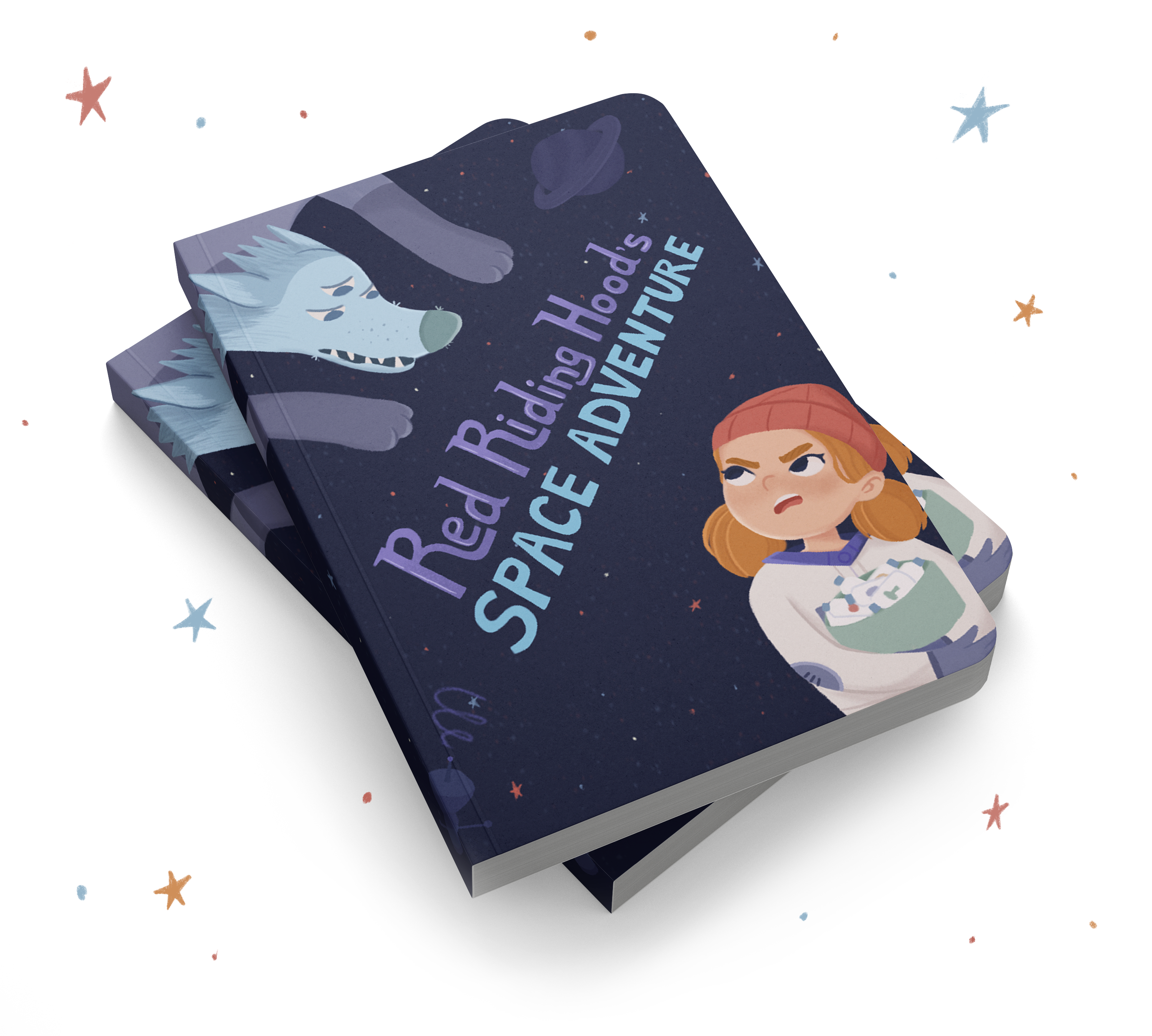 Little Red Riding Hood's Space Adventure — Изображение №1 — Иллюстрация на Dprofile