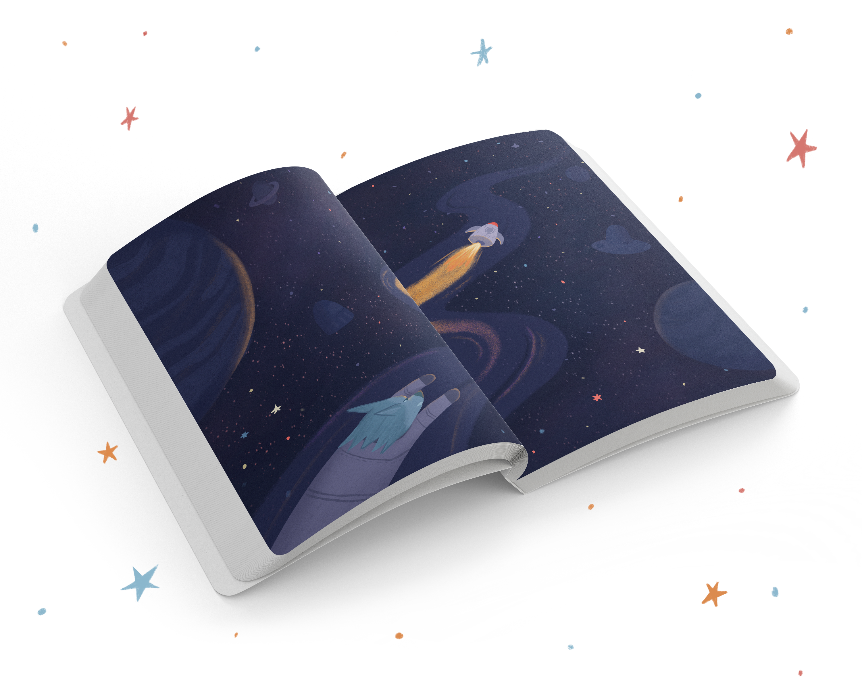 Little Red Riding Hood's Space Adventure — Изображение №9 — Иллюстрация на Dprofile