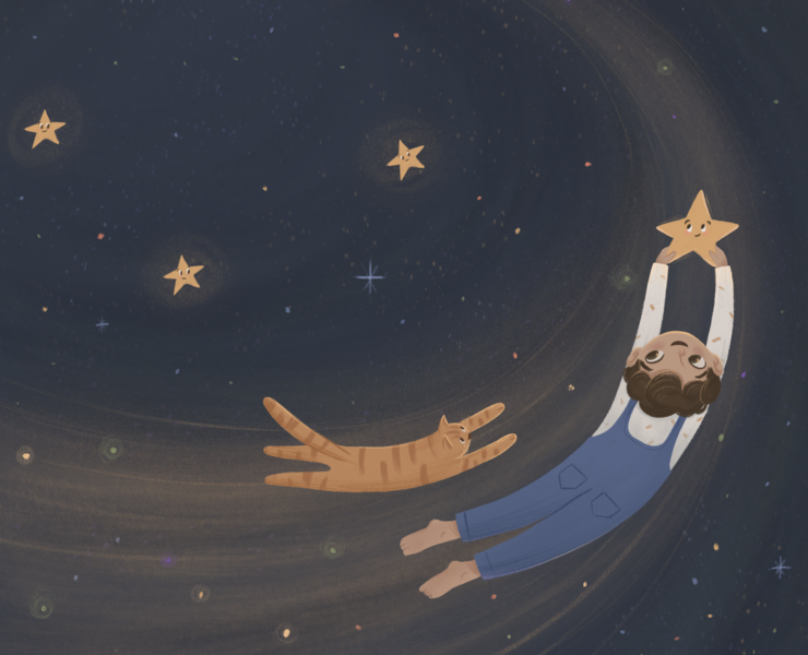 Save the little STAR — Иллюстрация на Dprofile