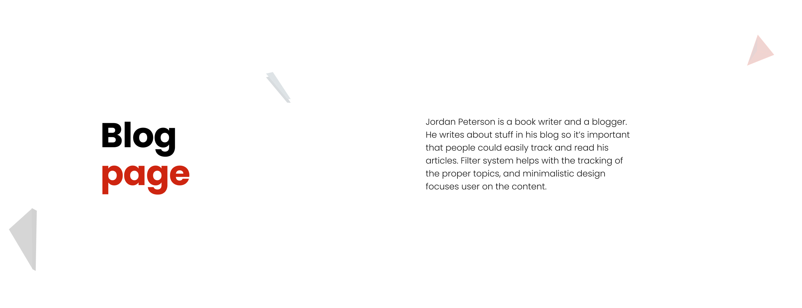 Jordan Peterson - персональный сайт — Изображение №9 — Интерфейсы на Dprofile