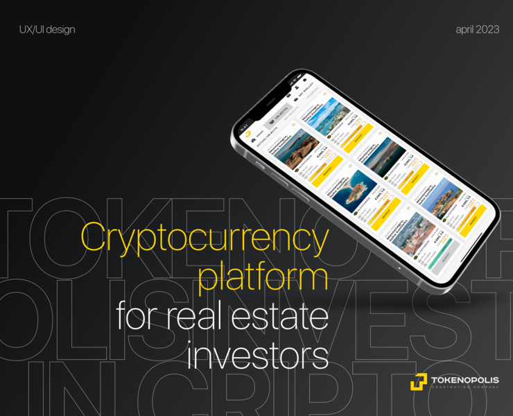 Platform for cryptocurrency investors — Интерфейсы на Dprofile