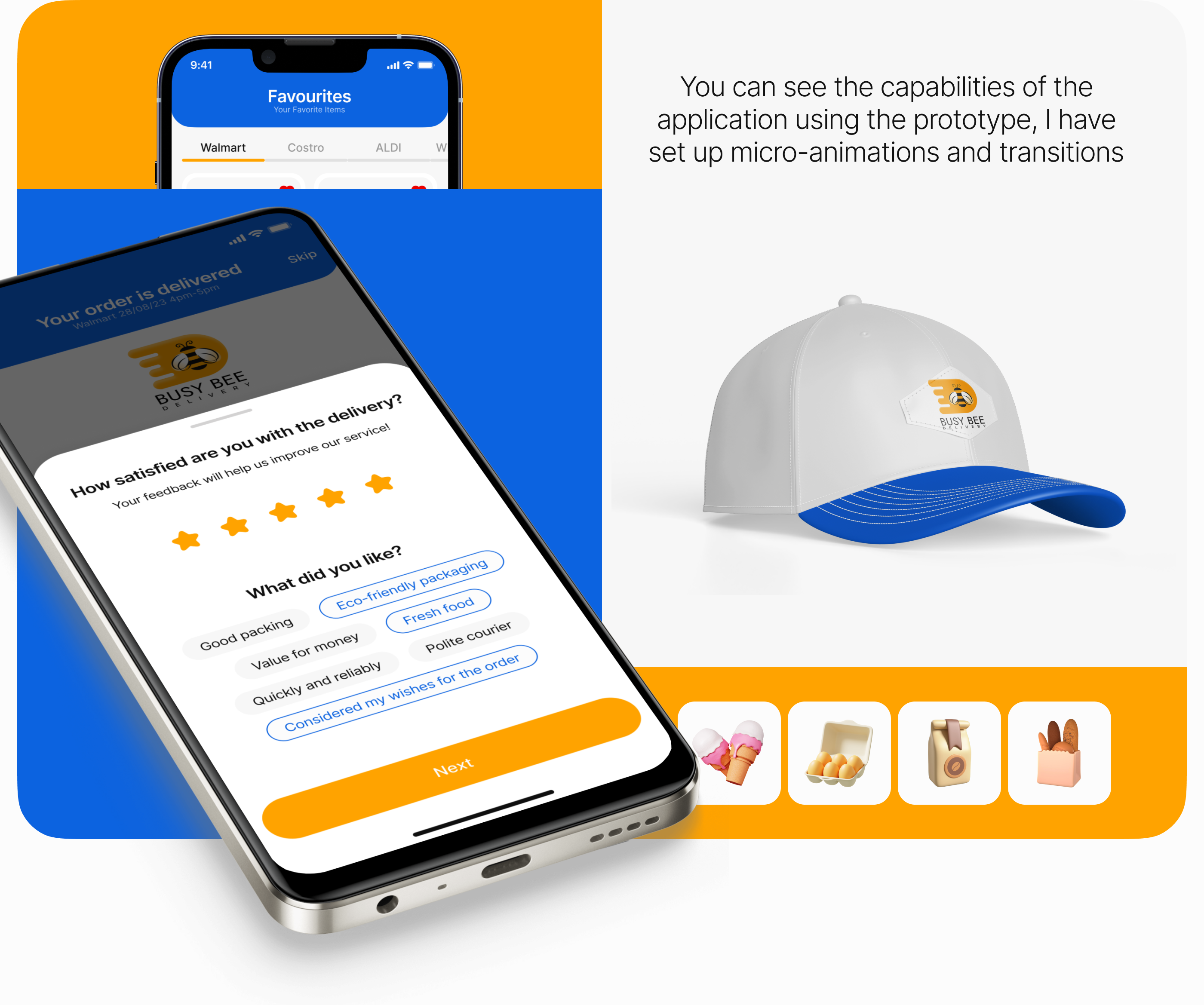 UX/UI мобильное приложение доставка. Delivery mobile app — Изображение №12 — Интерфейсы, Брендинг на Dprofile