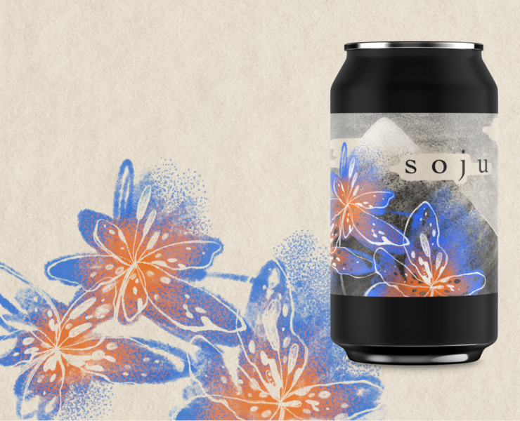 Soju packaging — Иллюстрация, Графика на Dprofile