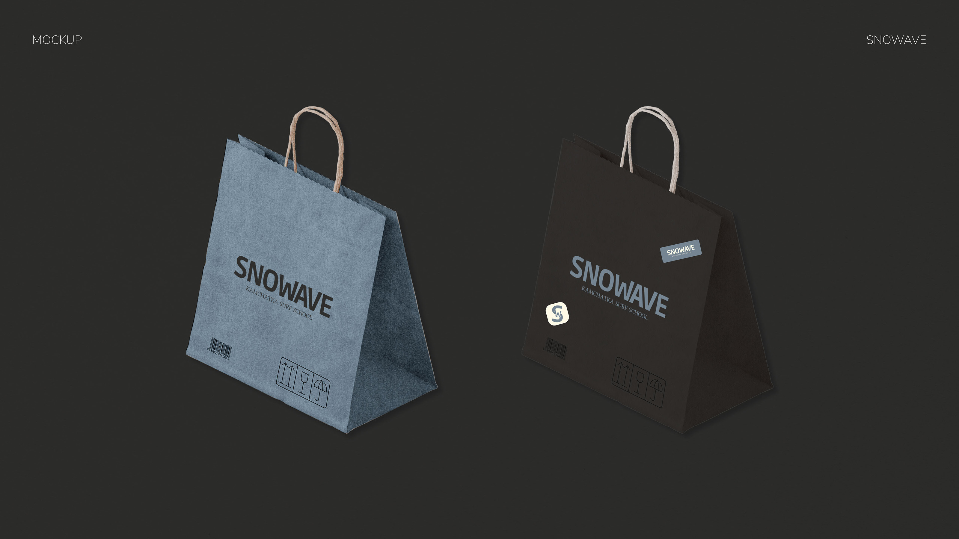 SNOWAVE KAMCHATKA SURF SCHOOL THE BRAND IDENTITY — Изображение №8 — Брендинг на Dprofile