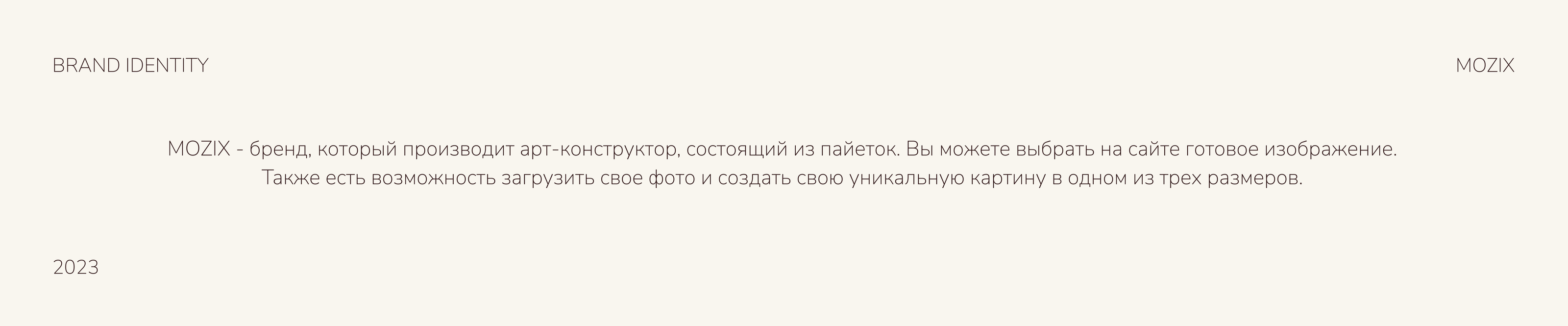 MOZIX Brand identity — Изображение №2 — Брендинг на Dprofile