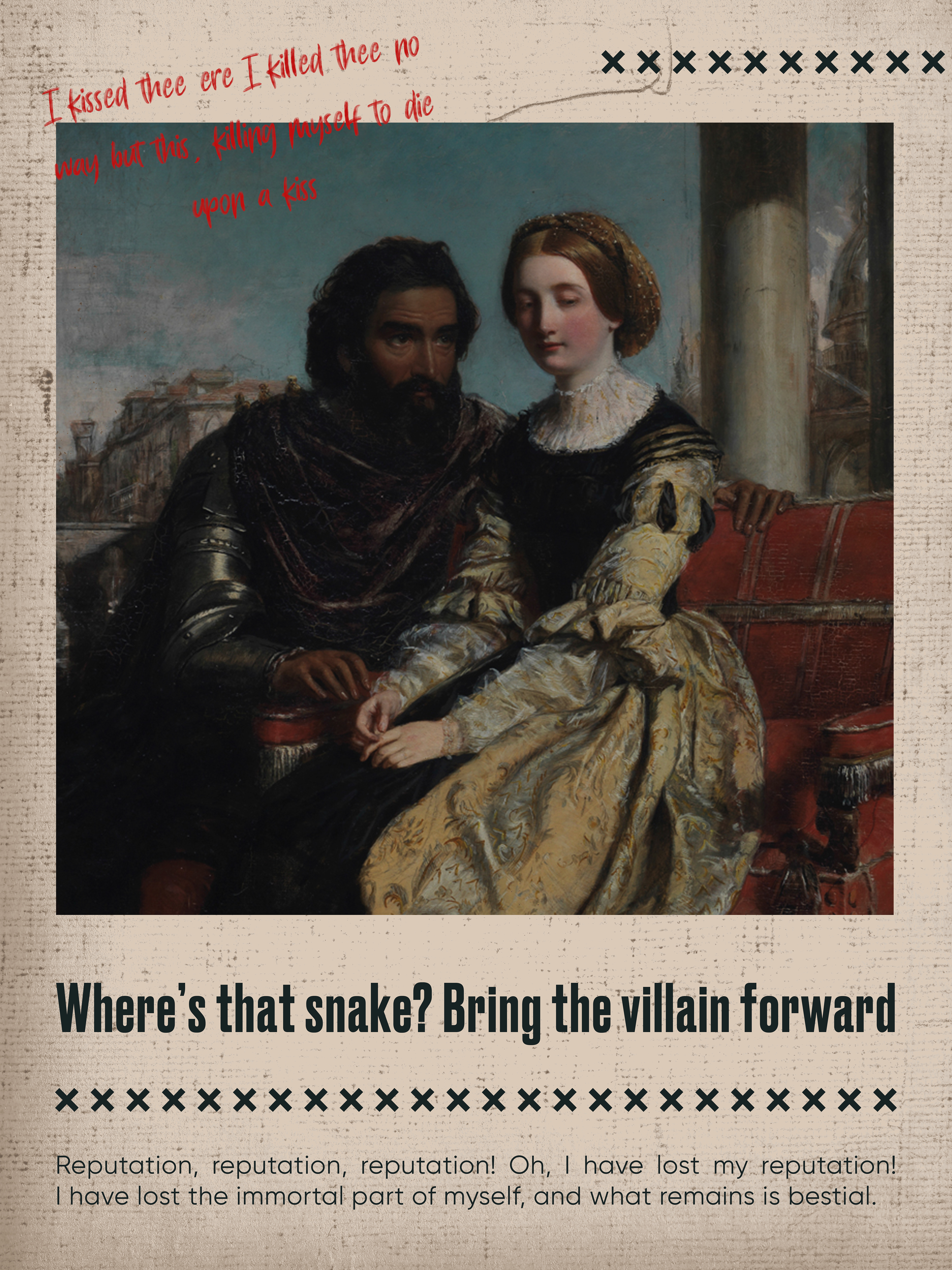 Shakespeare's works poster series — Изображение №2 — Графика на Dprofile