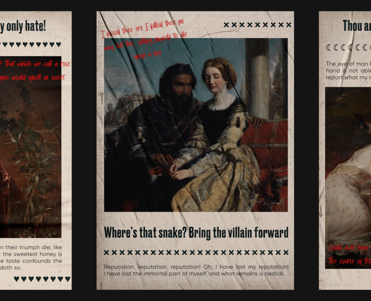 Shakespeare's works poster series на Dprofile