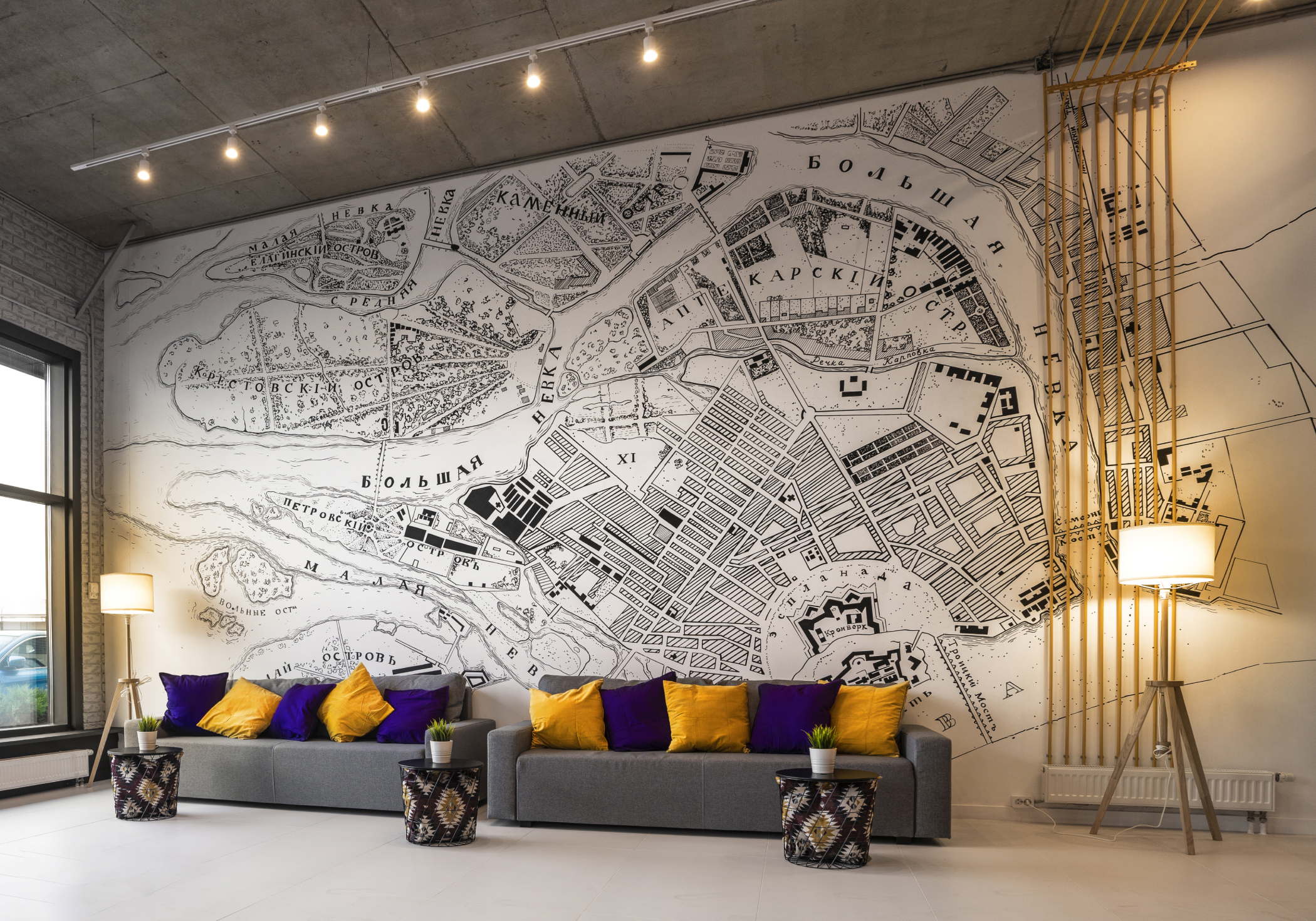Ситимобил — office mural — Изображение №1 — Брендинг, Графика на Dprofile