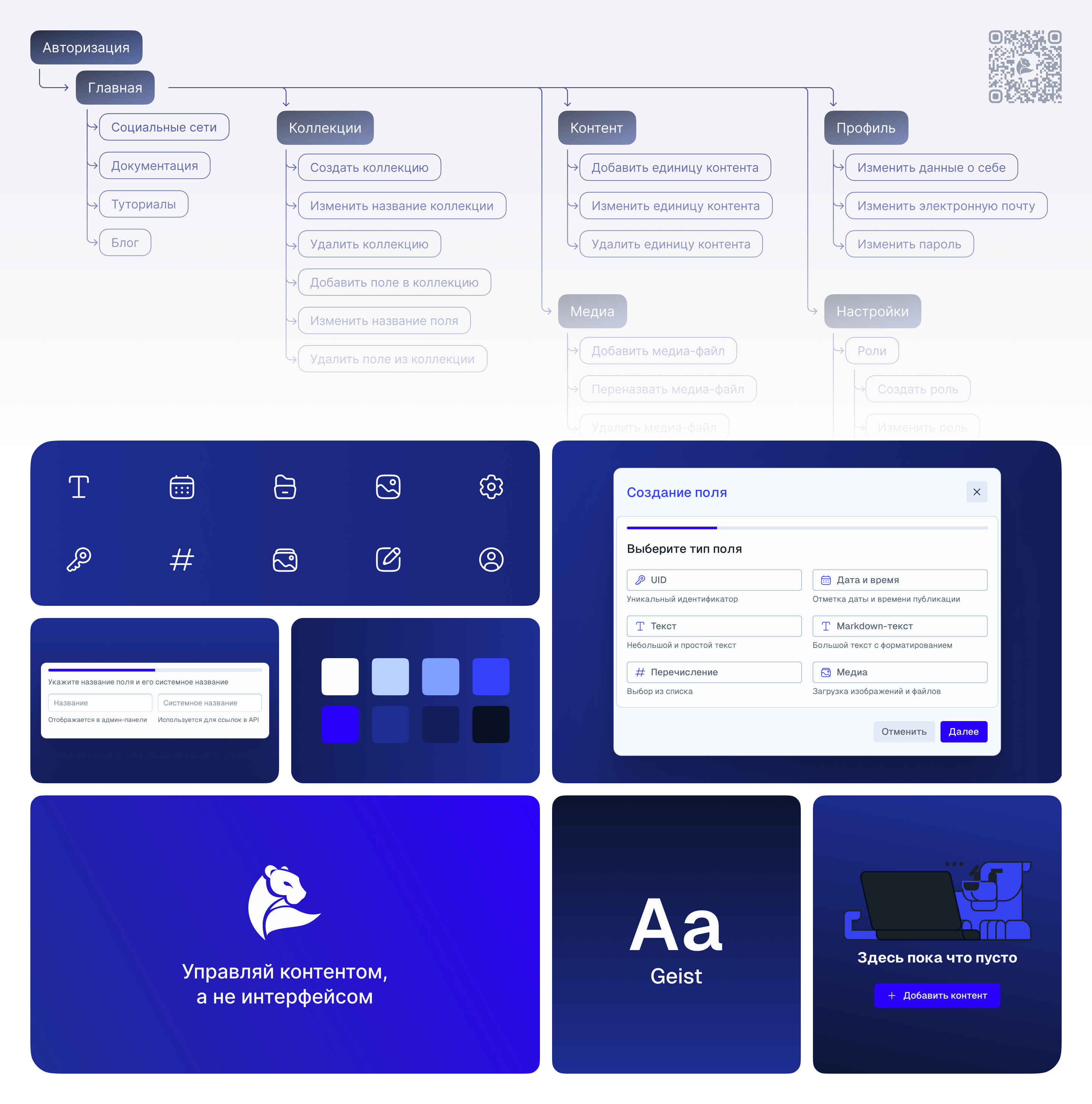 Barger Headless CMS | Web app — Изображение №6 — Интерфейсы на Dprofile