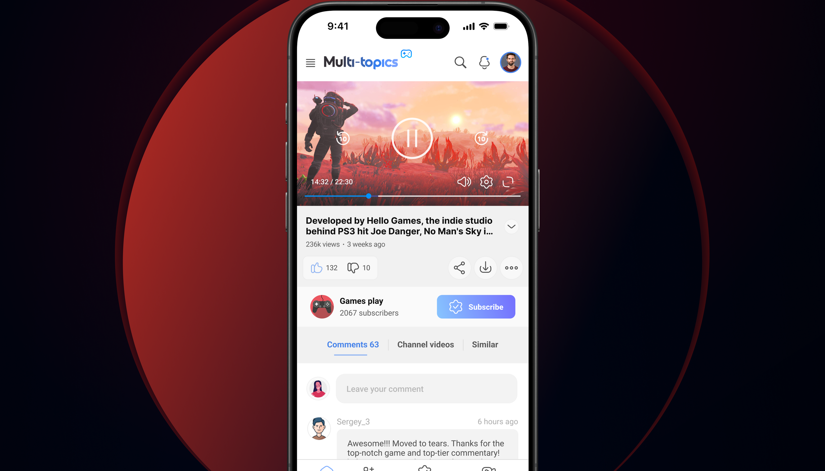 Multi-topics - видеохостинг | UX/UI Design — Изображение №20 — Интерфейсы, Брендинг на Dprofile