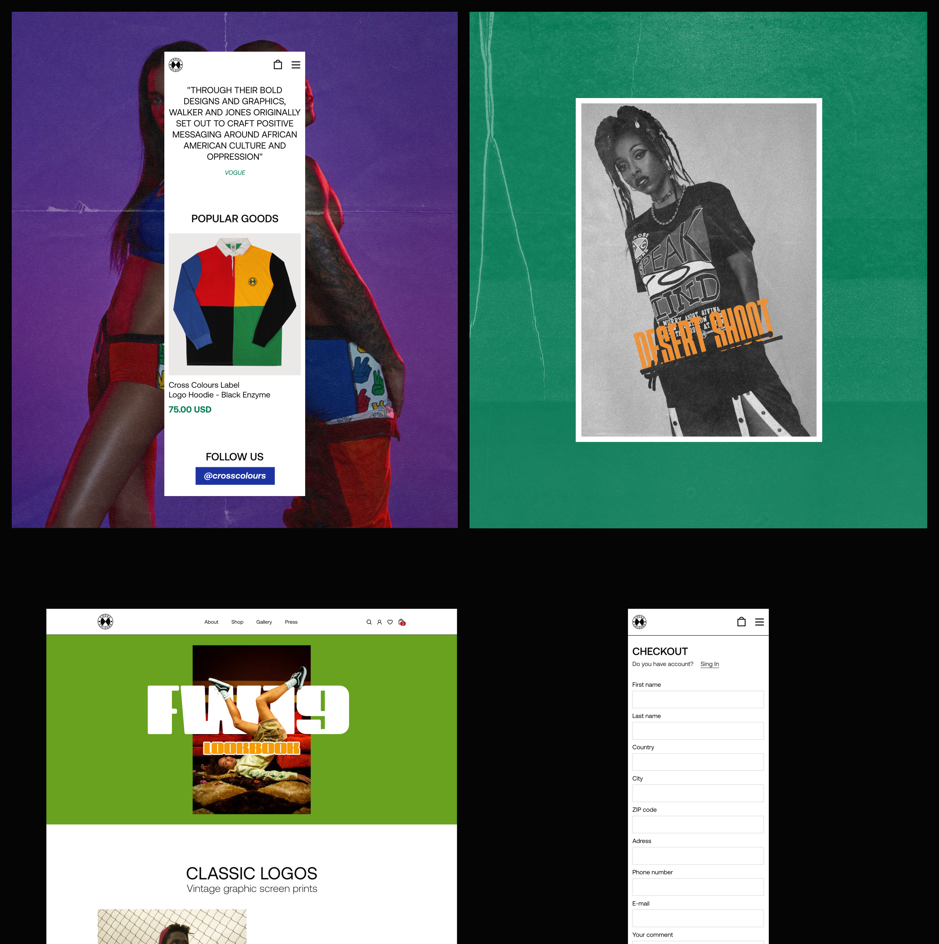 Cross Colours | E-commerce Redesign — Изображение №6 — Интерфейсы на Dprofile