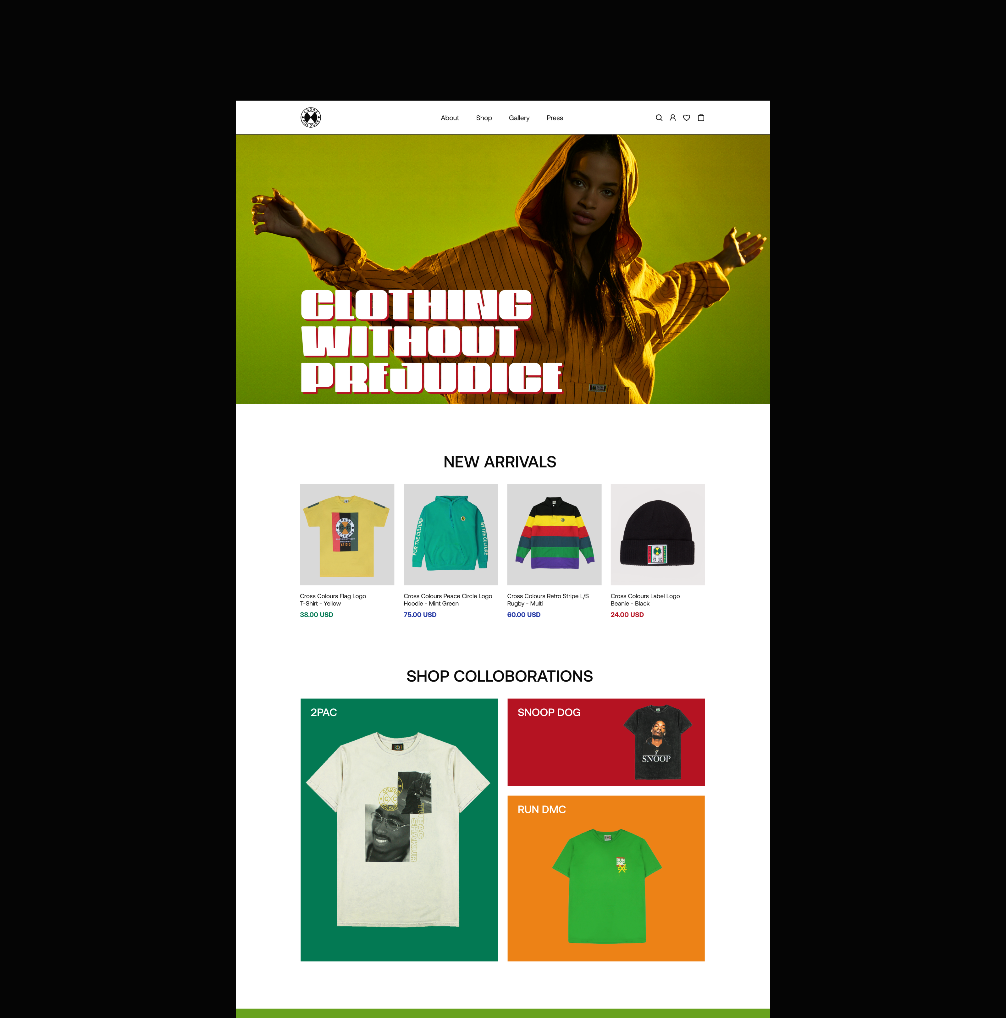 Cross Colours | E-commerce Redesign — Изображение №2 — Интерфейсы на Dprofile