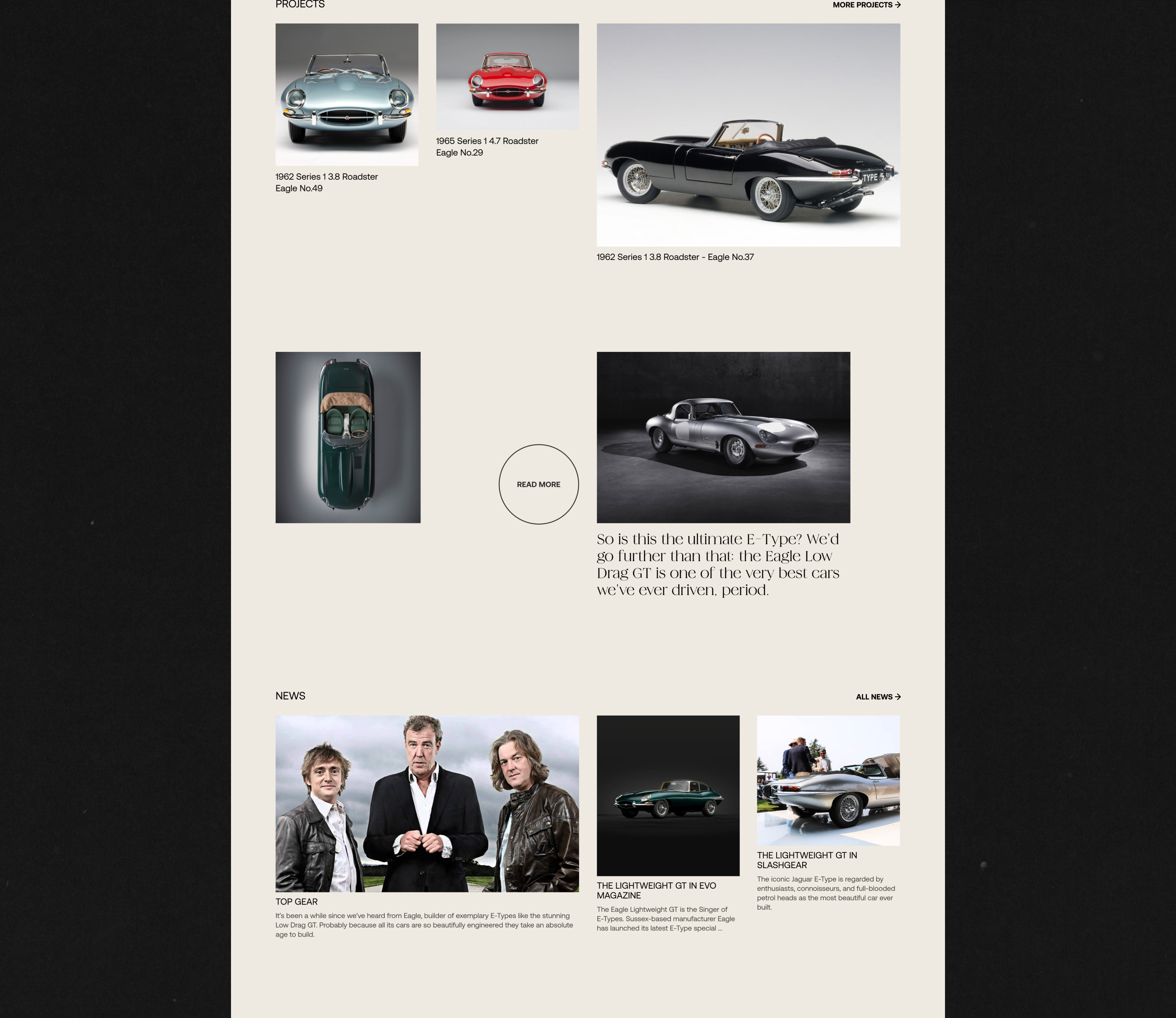 Eagle | Corporate website concept — Изображение №3 — Интерфейсы на Dprofile