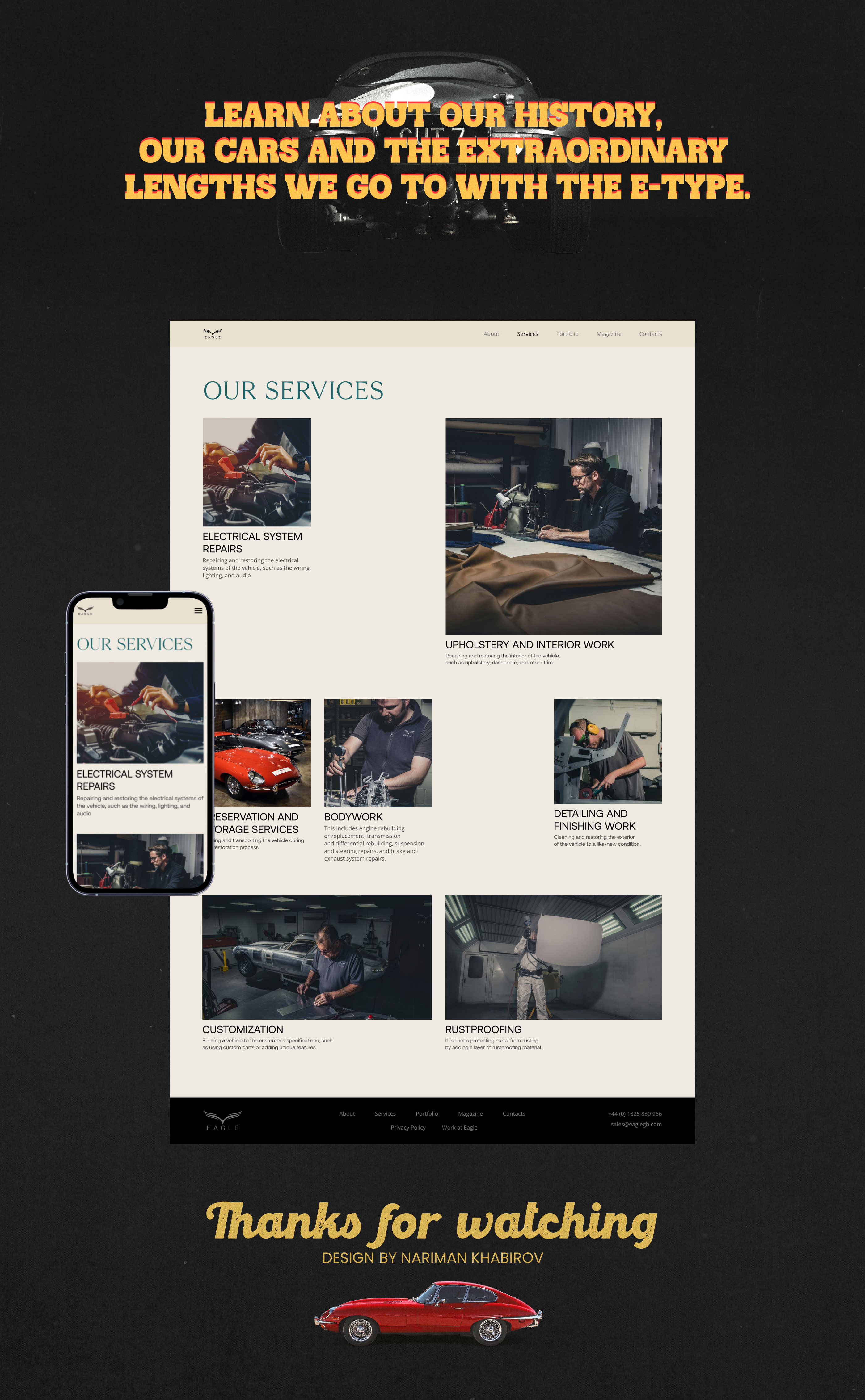 Eagle | Corporate website concept — Изображение №10 — Интерфейсы на Dprofile