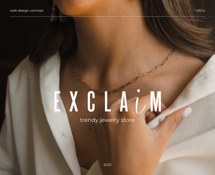 Jewerly e-commerce concept | EXCLAiM на Dprofile
