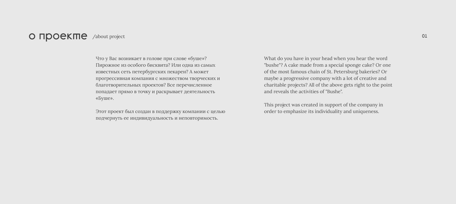 Website redesign | Concept | Bushe bakery — Изображение №2 — Интерфейсы, Иллюстрация на Dprofile