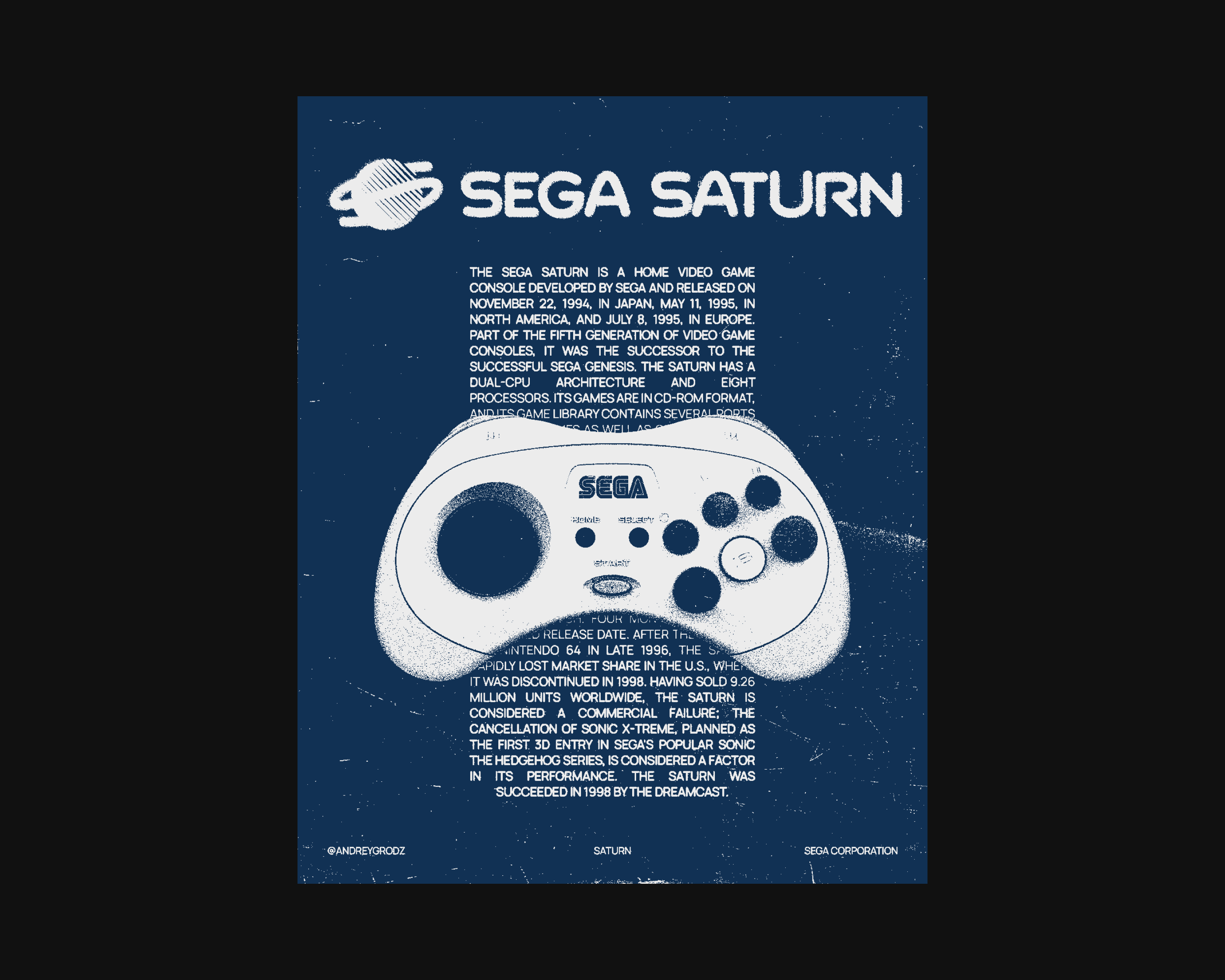 SEGA. Серия постеров — Изображение №3 — Графика на Dprofile