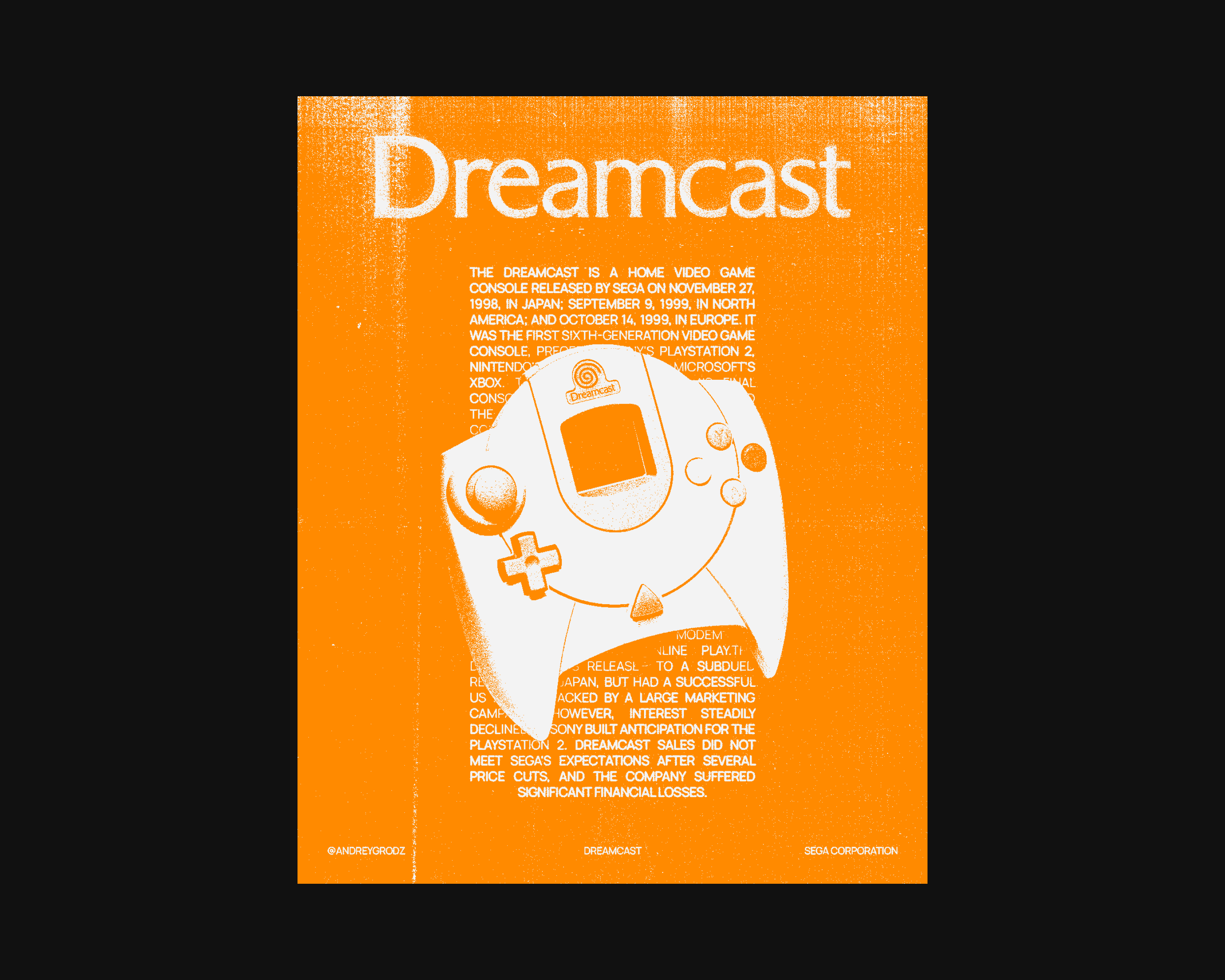 SEGA. Серия постеров — Изображение №1 — Графика на Dprofile
