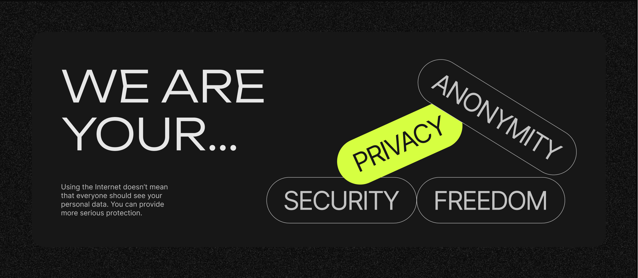 Landing VPN GO company — Изображение №3 — Интерфейсы на Dprofile